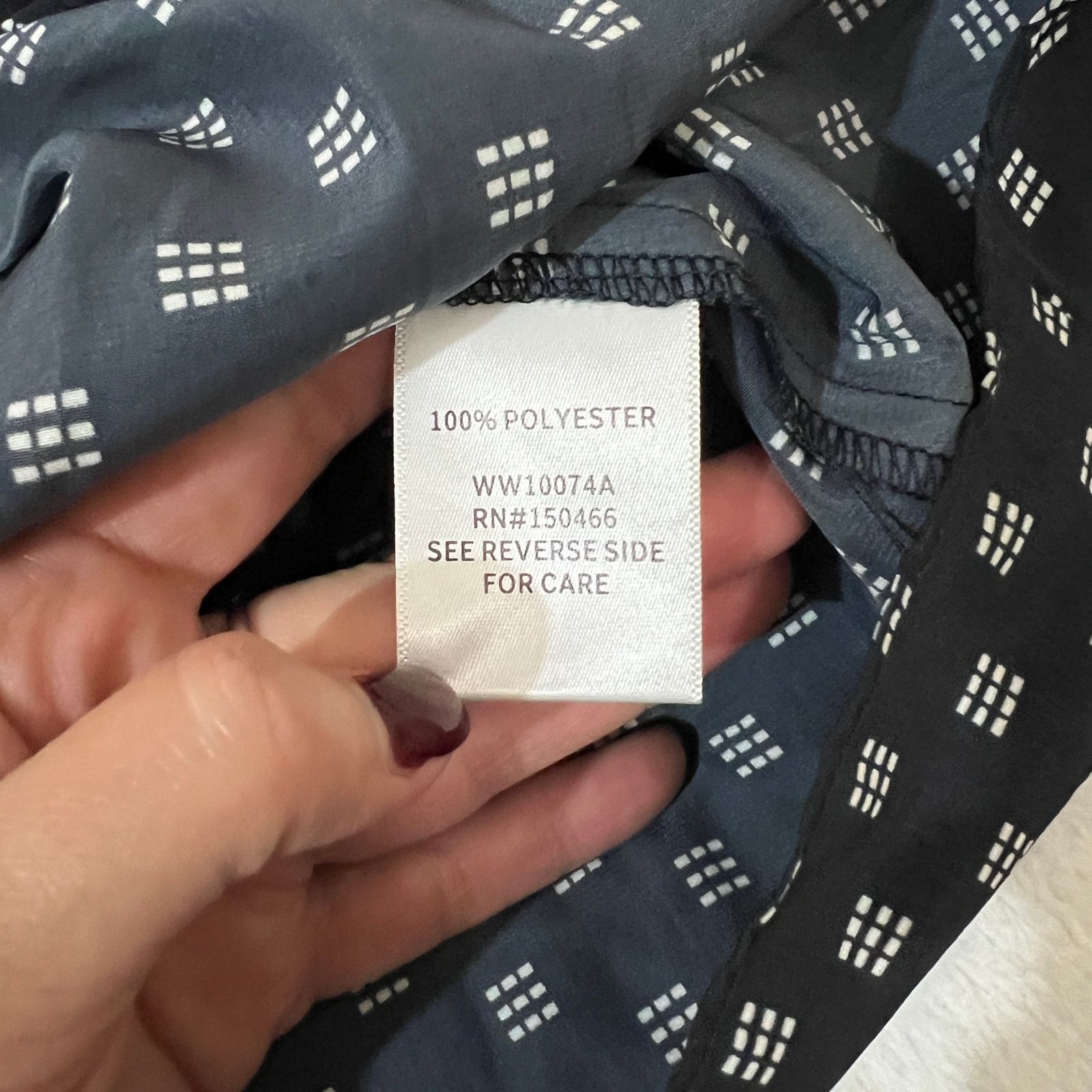 Other Billy Button Back Tie Front Top - Stitch Fix Dot Blouse Size S / US 4 / IT 40 - 9 Thumbnail