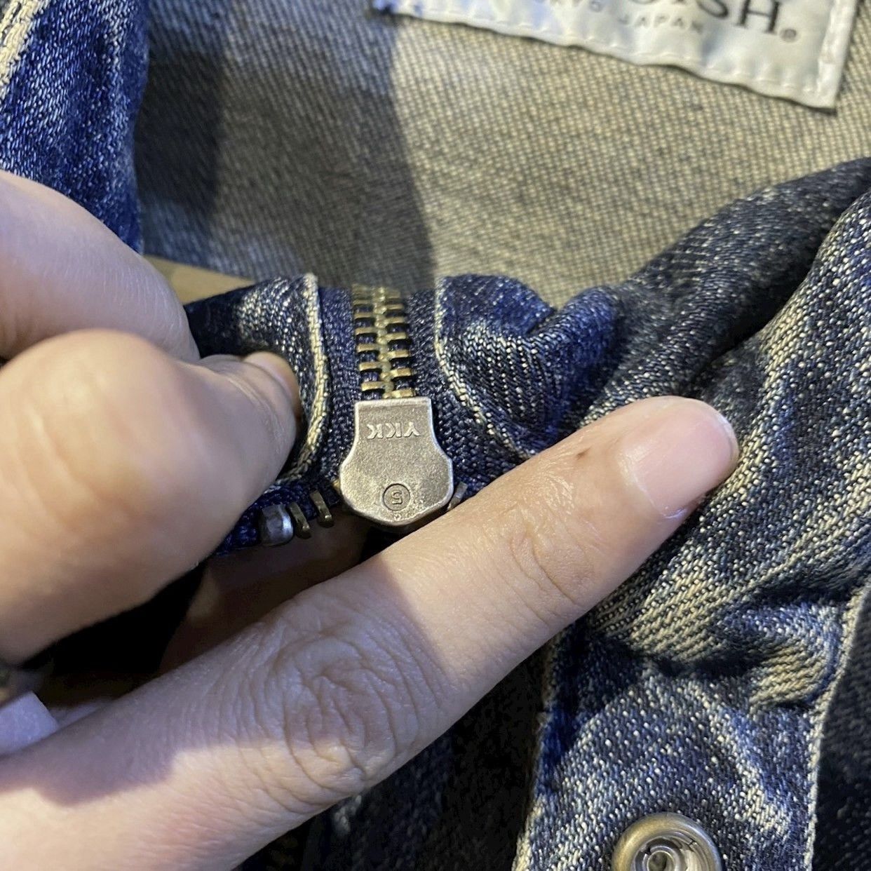 Vanquish Vanquish Tokyo Moto Denim Trucker Jacket Distressed Indigo S Size US S / EU 44-46 / 1 - 8 Thumbnail