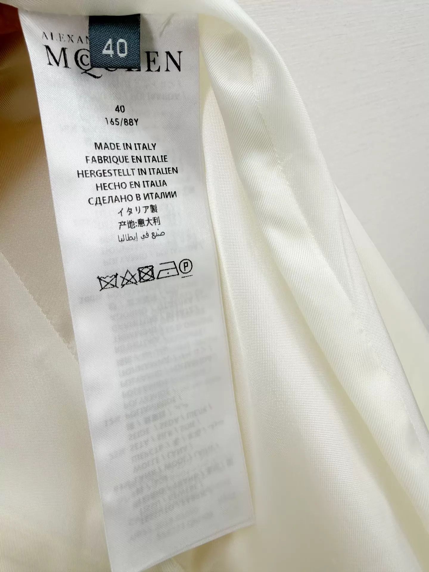 Alexander McQueen Alexander McQueen lace panel blazer 40 Authentic cream white Size S / US 4 / IT 40 - 3 Thumbnail