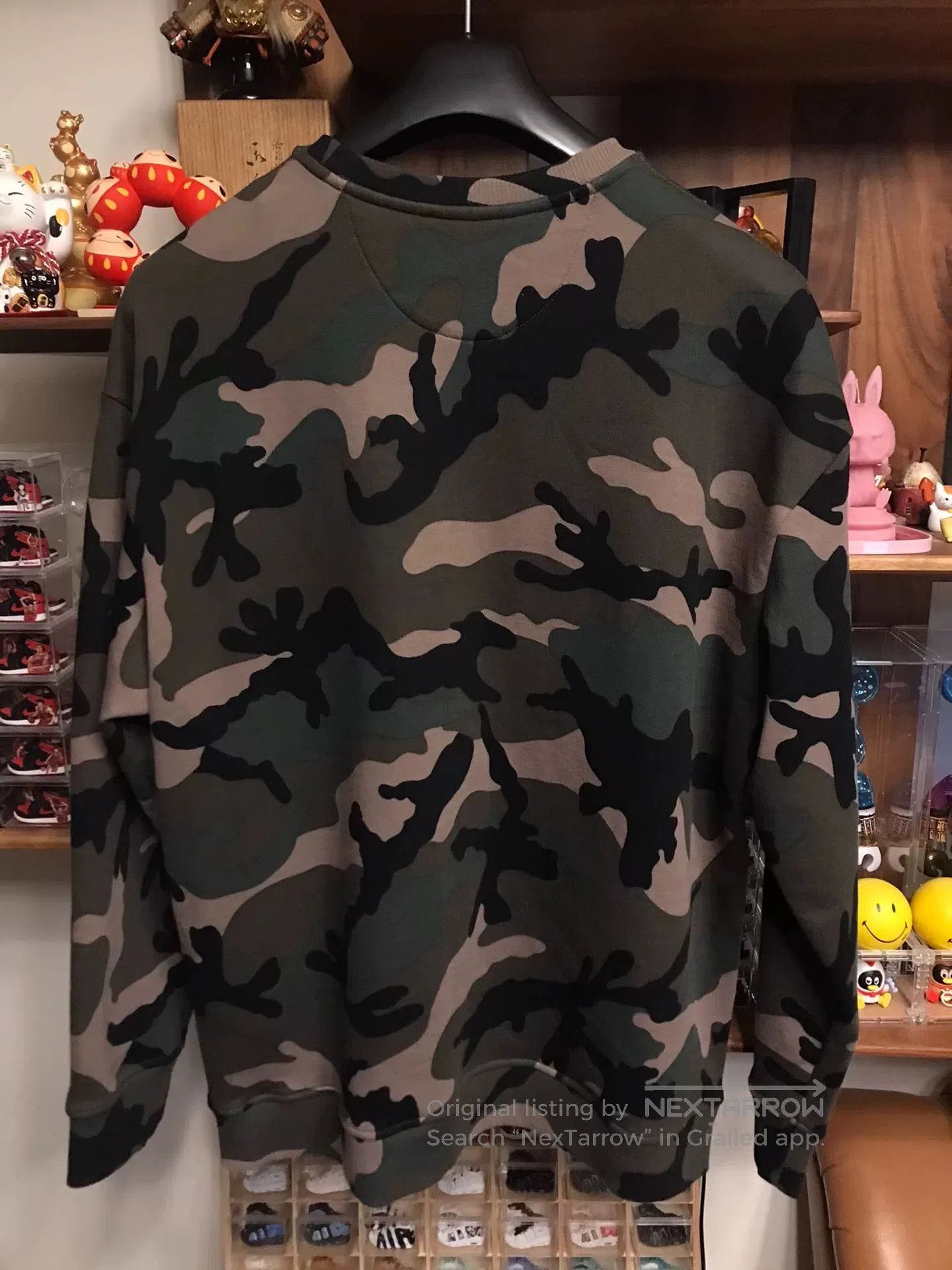 Valentino Valentino Camouflage Leather Pocket Sweatshirt. Size US S / EU 44-46 / 1 - 2 Thumbnail