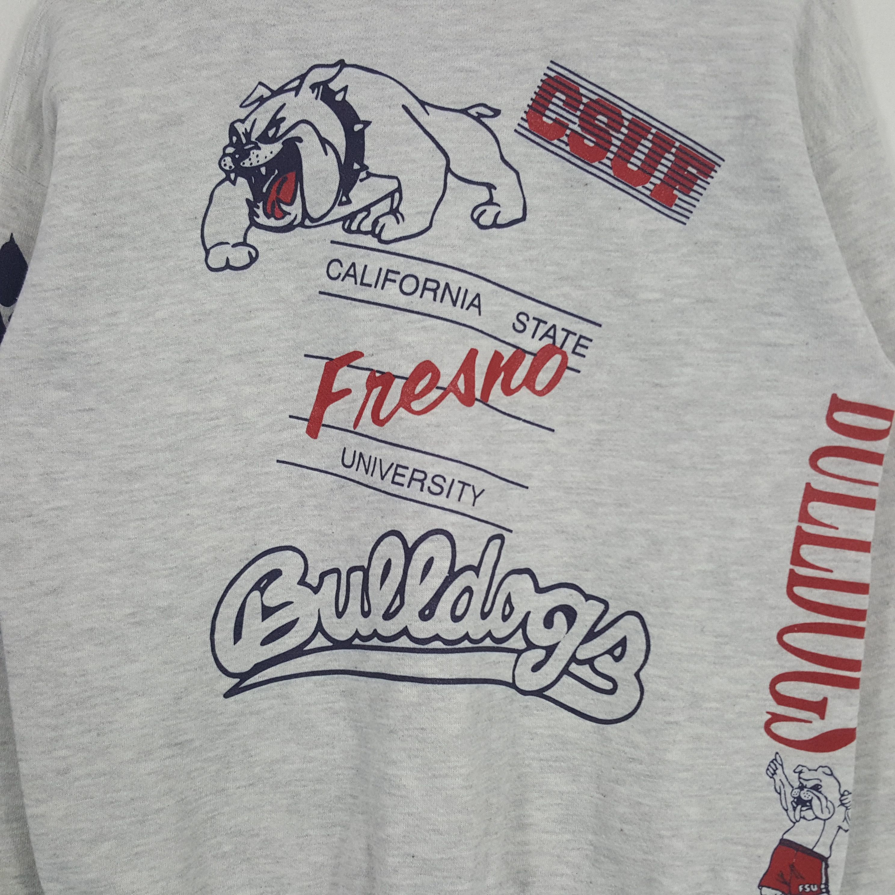 Lee × Vintage Vintage Lee X Fresno State Bulldogs Sportwear Sweatshirt Size US M / EU 48-50 / 2 - 2 Thumbnail