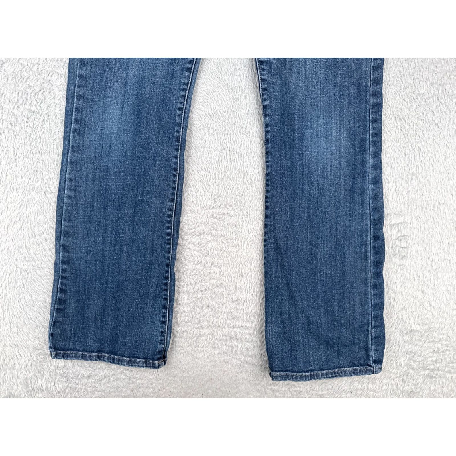 Lee Lee Women's Blue Denim Bootcut Jeans 27x30 Mid Rise Cotton Southwestern Style Size 27" / US 4 / IT 40 - 2 Thumbnail