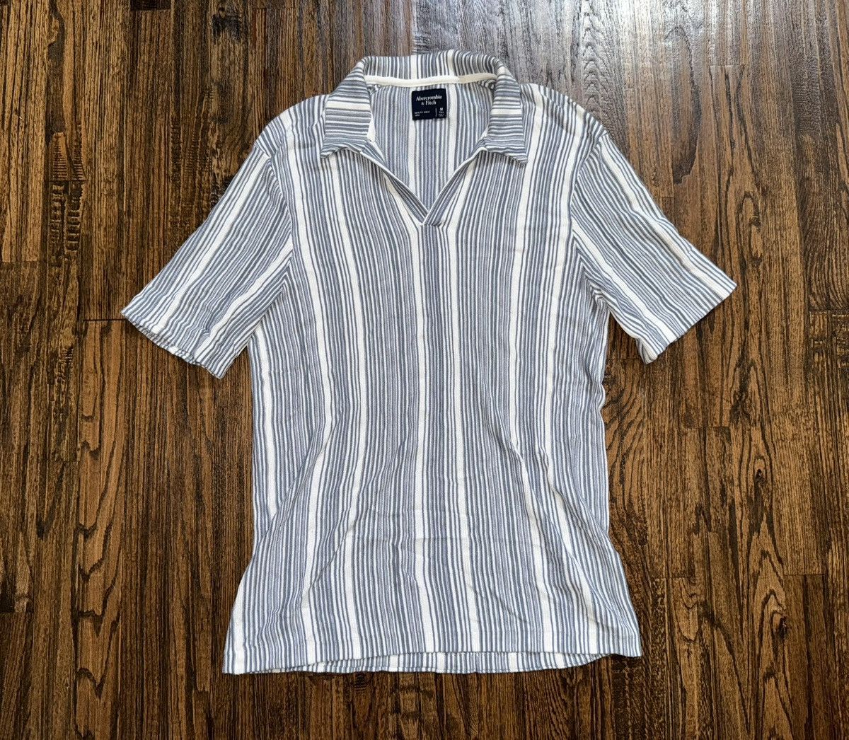 Abercrombie & Fitch Abercrombie & Fitch Johnny Collar Knit Sweater Polo Shirt Size US M / EU 48-50 / 2 - 1 Thumbnail