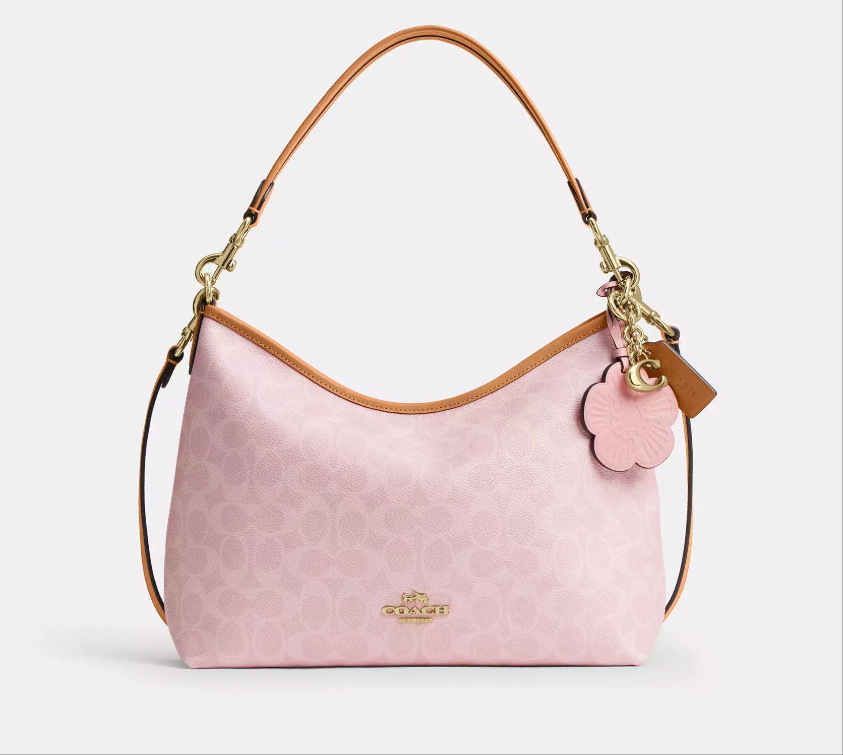 Coach Laurel Shoulder Bag In Signature Canvas With Charms CEL12 Size ONE SIZE - 13 Thumbnail