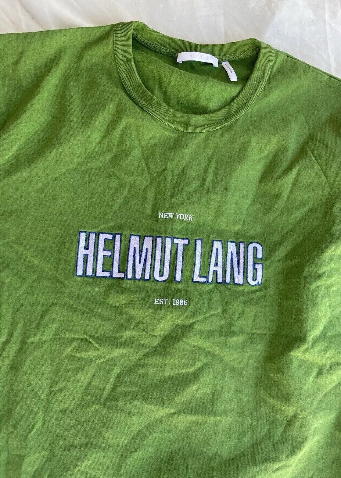Helmut Lang Helmut Lang Men’s Shirt Sz XXL Green Streetwear New York Size US XXL / EU 58 / 5 - 9 Thumbnail