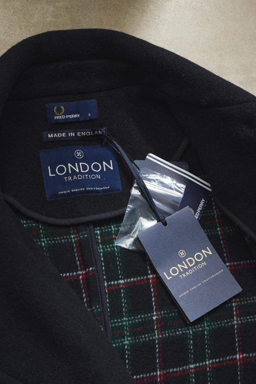 Fred Perry Fred Perry × LONDON TRADITION Wool Peacoat Size US S / EU 44-46 / 1 - 7 Thumbnail