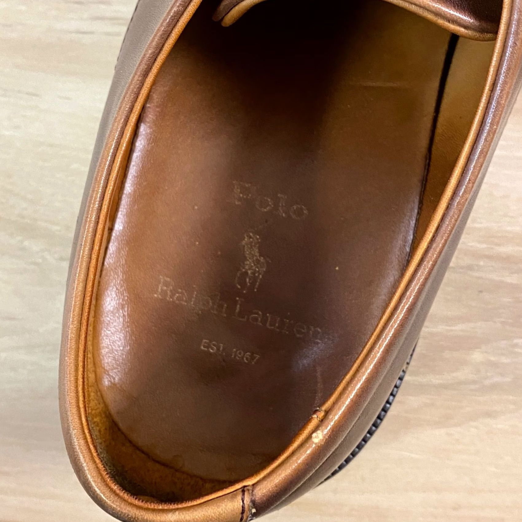 Polo Ralph Lauren Polo Ralph Lauren Asher Captoe Oxfords Leather Shoes Brown US 10.5 D Mens Dress Oxford Style Leather Upper Lining Rubber Outsole Preppy Classic Shoes Size US M / EU 48-50 / 2 - 3 Thumbnail