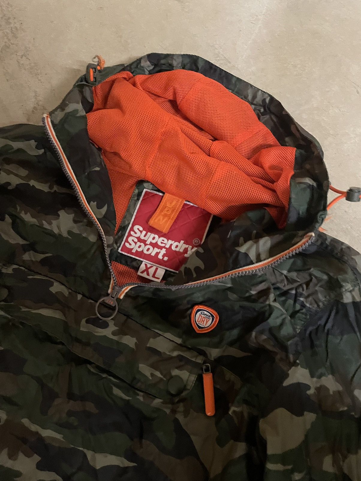 Superdry FREE WITH ANY PURCHASE Superdry Camo Quarter Zip Windbreaker Size US XL / EU 56 / 4 - 4 Thumbnail