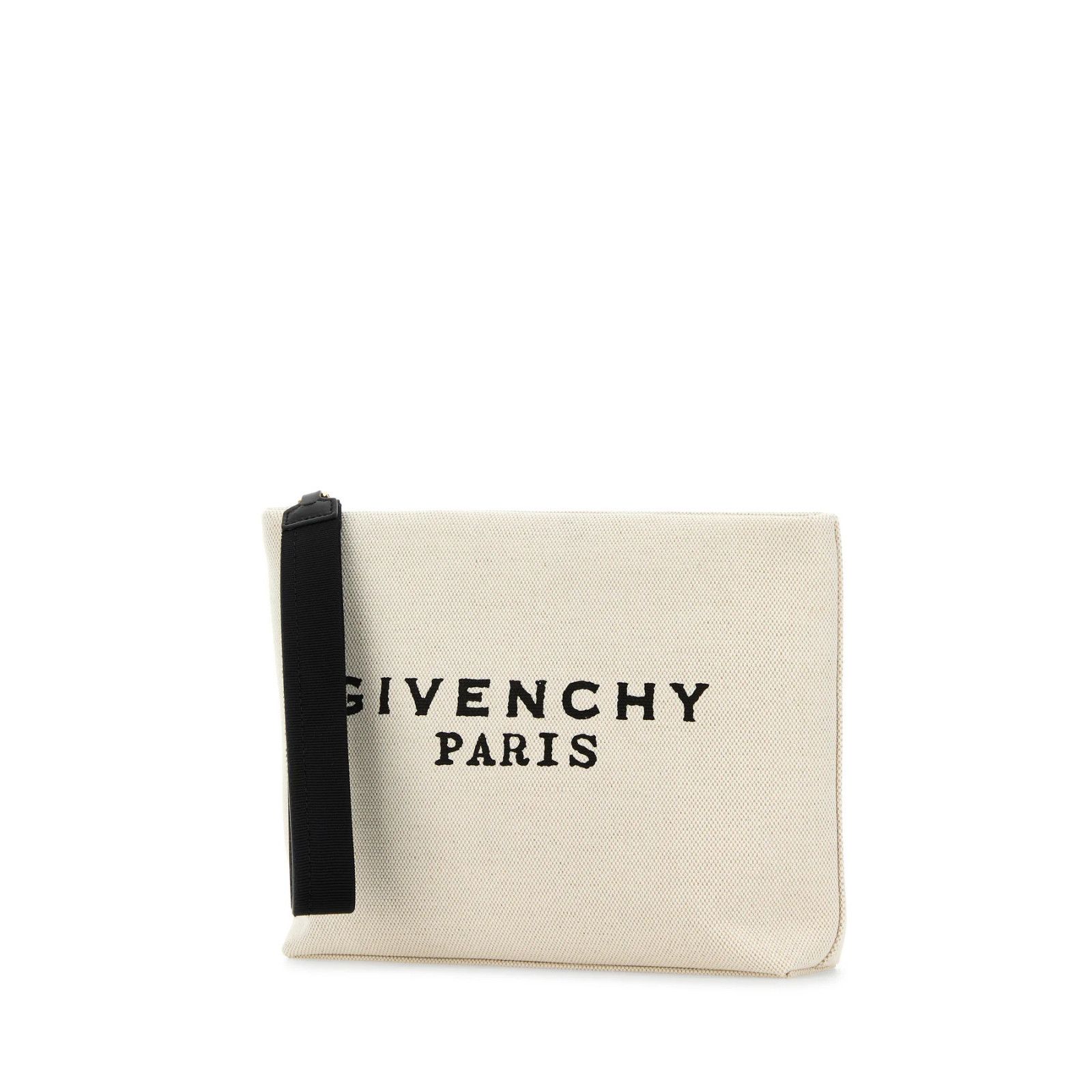 Givenchy GIVENCHY Beige/Black Canvas Pouch Bag New And Authentic Size ONE SIZE - 2 Thumbnail