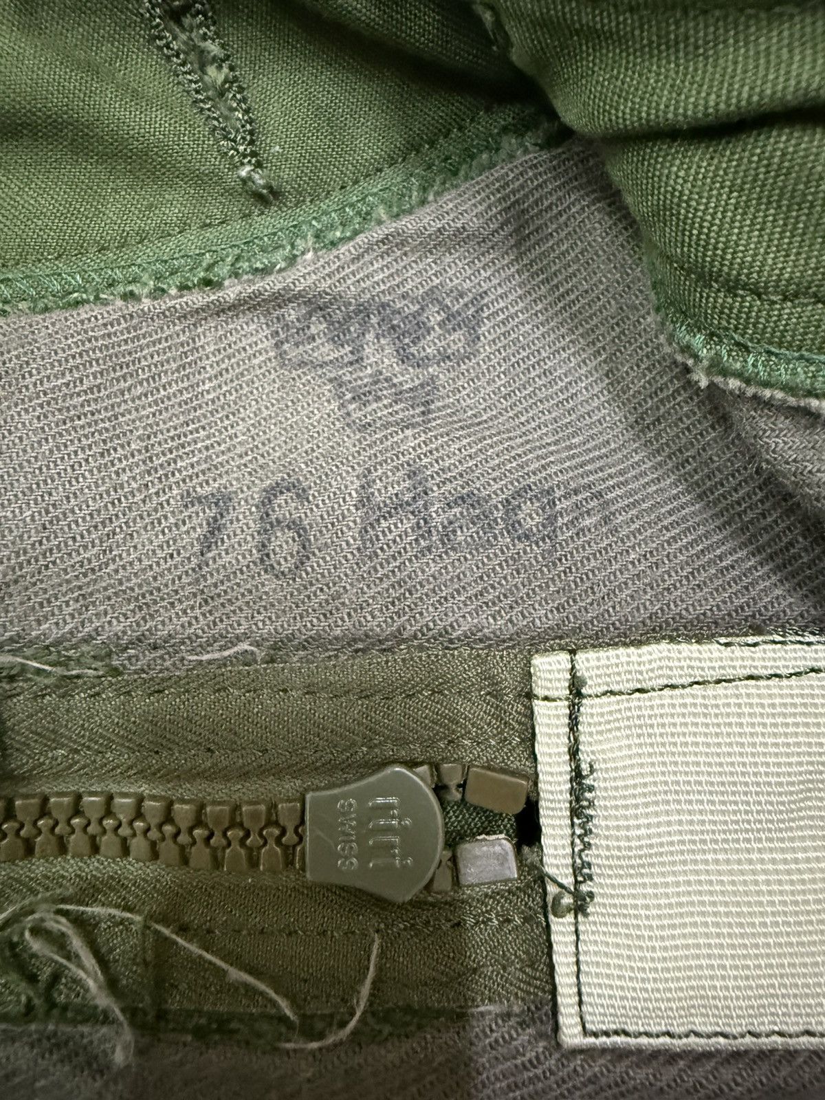 Vintage 1970s Swedish Army m59 tank drivers jacket. Size US S / EU 44-46 / 1 - 12 Thumbnail