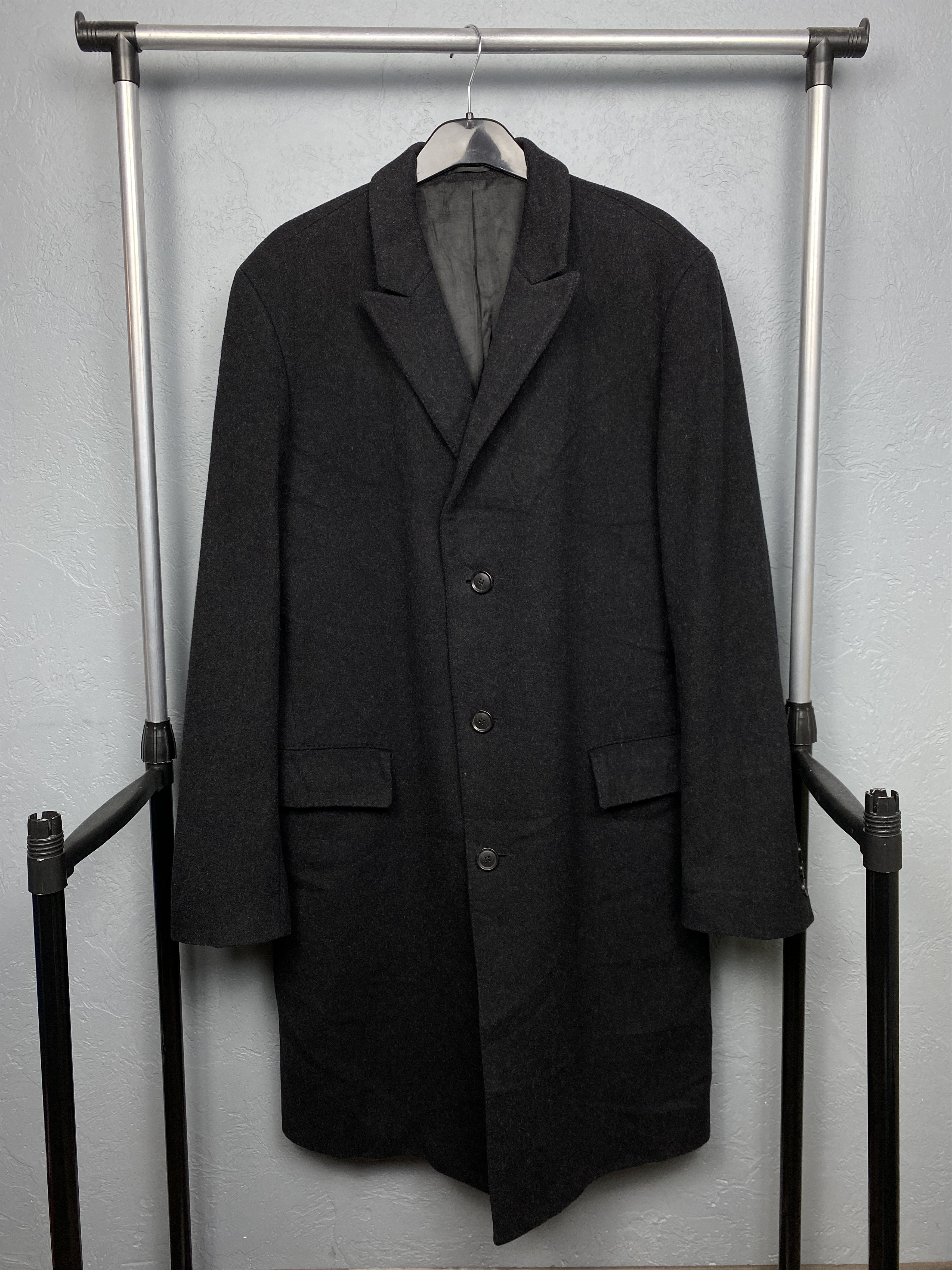 Hugo Boss Hugo Boss Vintage Mens Cashmere-Wool Coat Jacket Size US XL / EU 56 / 4 - 1 Thumbnail
