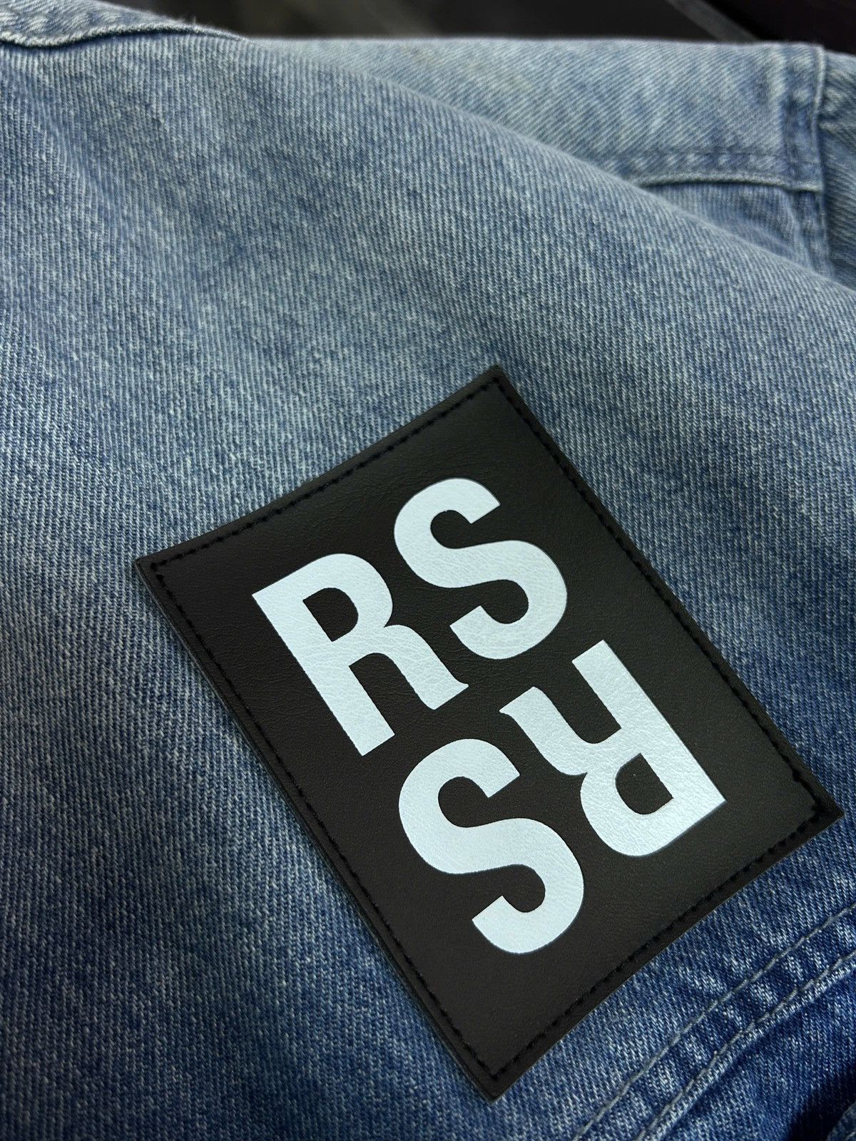Raf Simons Raf Simons Big Fit Denim Faux Fur Jacket Size US L / EU 52-54 / 3 - 4 Thumbnail