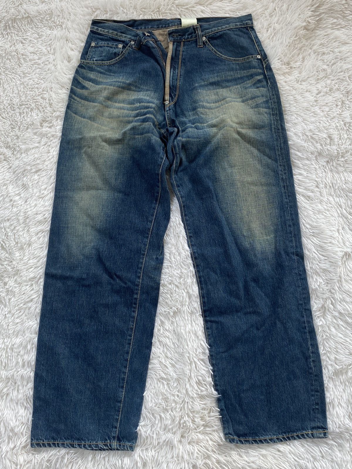 MasterPiece 🔥OFFER🔥 Vintage Masterpiece by Hectic Denim Distressed Jeans Size US 33 - 1 Thumbnail