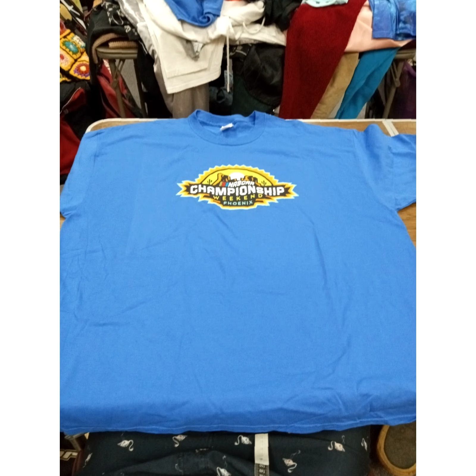 Port & Company VINTAGE NASCAR CHAMPIONSHIP WEEKEND PHOENIX Phx int'l raceway T-Shirt 3XL BLUE Men Short Sleeve Size US XXL / EU 58 / 5 - 3 Thumbnail