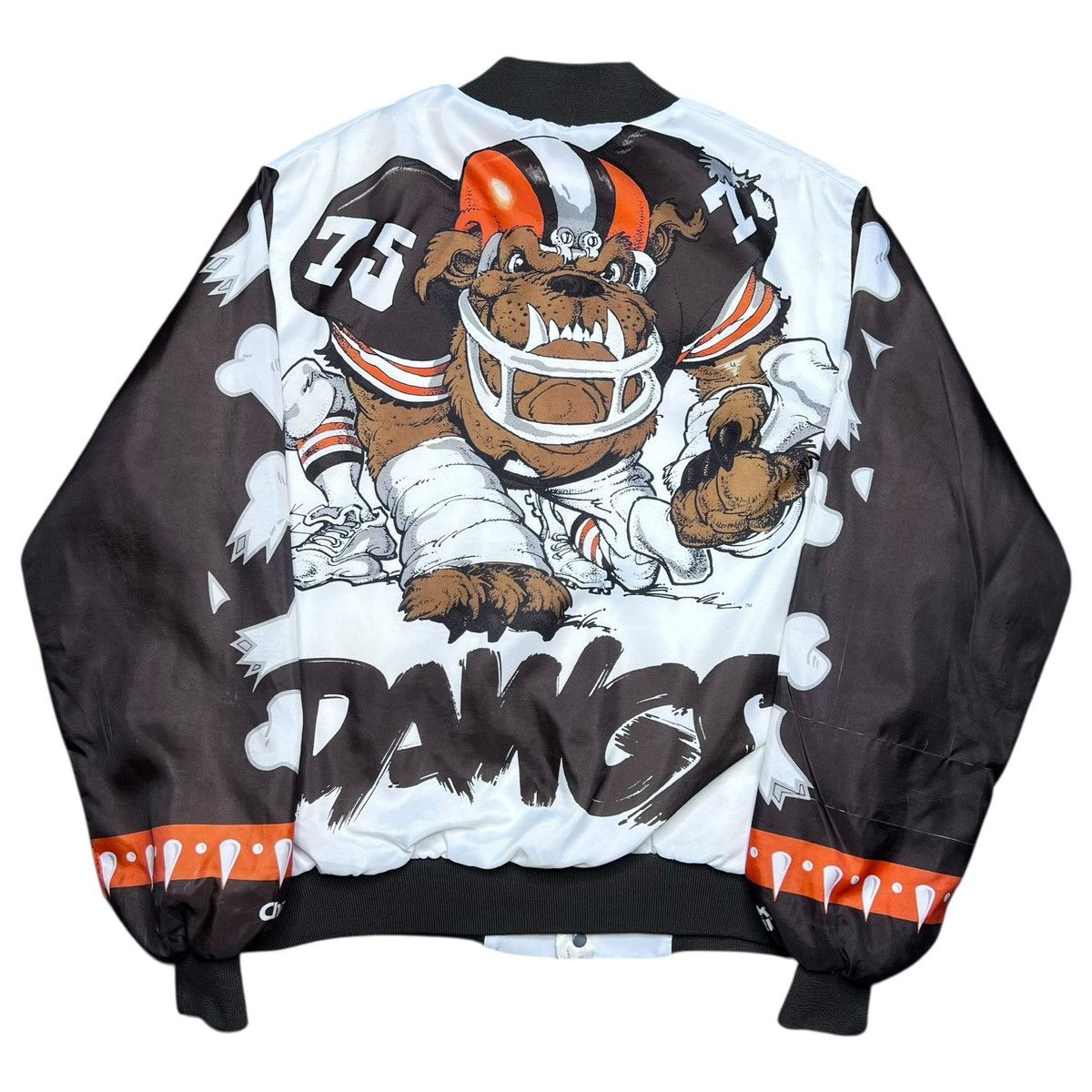 Chalk Line 90s NFL Cleveland Browns Dawgs Chalk Line Fanimation Jacket Size US L / EU 52-54 / 3 - 1 Thumbnail