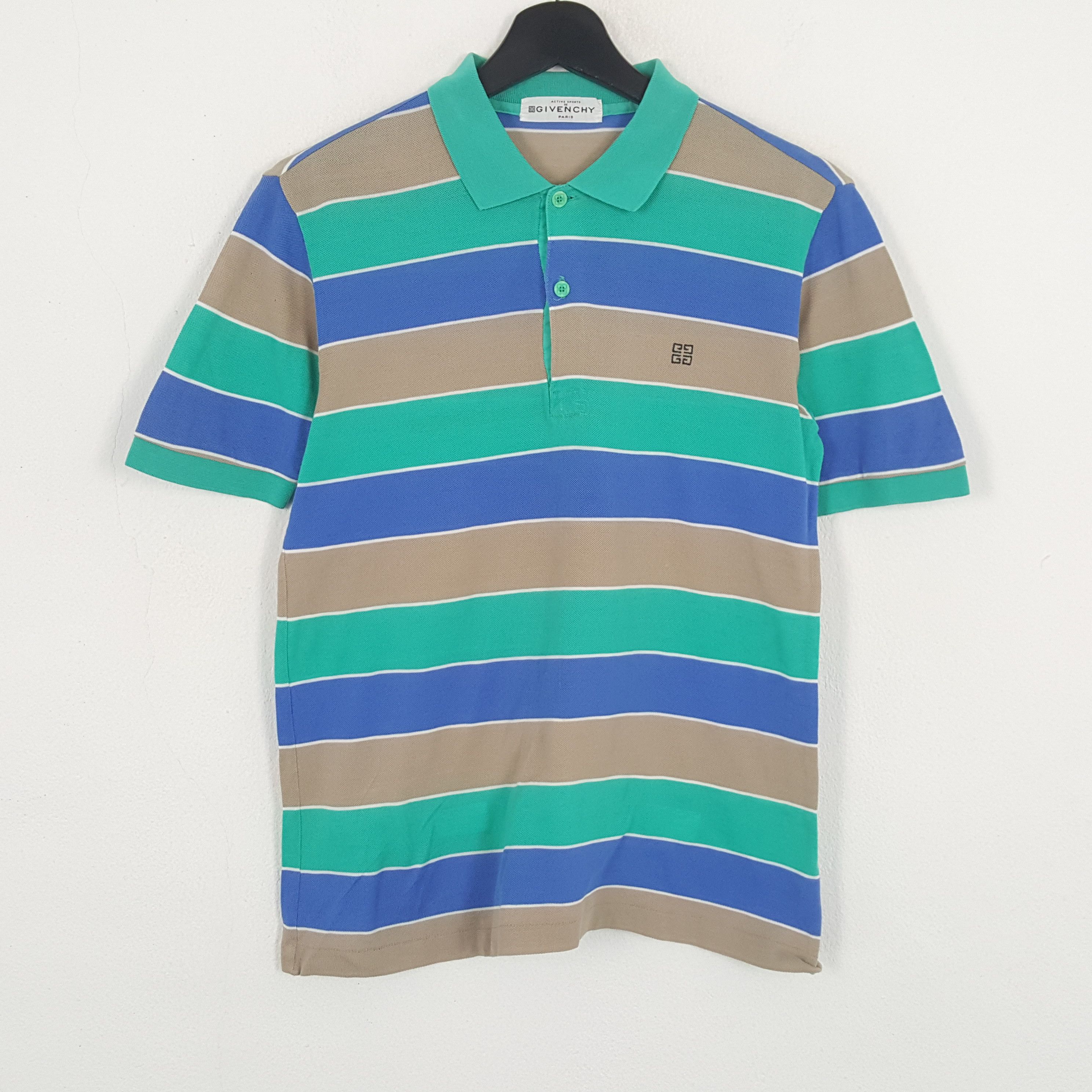 Givenchy × Vintage GIVENCHY Small Logo Fashion Style Casual Polos Size US S / EU 44-46 / 1 - 1 Thumbnail