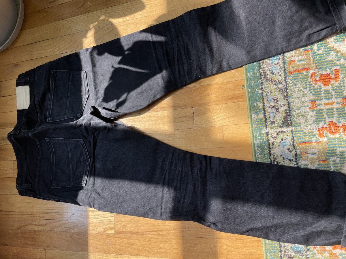 SOMET Somet 005 Raw Denim Black x White Size US 30 / EU 46 - 2 Thumbnail