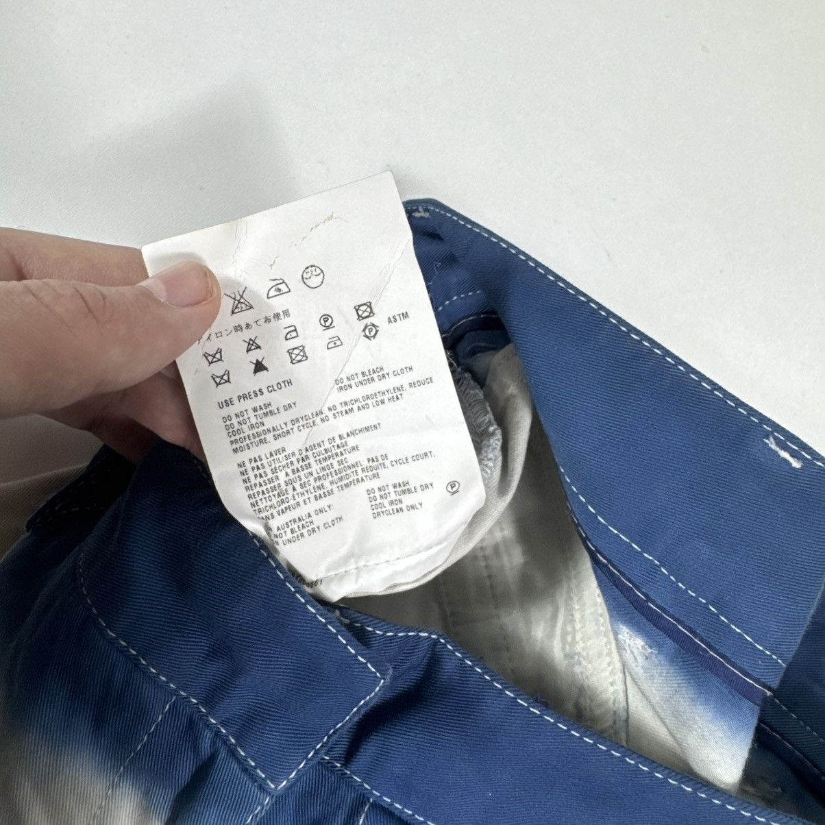 Prada vintage prada pants big logo rare Size 26" / US 2 / IT 38 - 6 Thumbnail