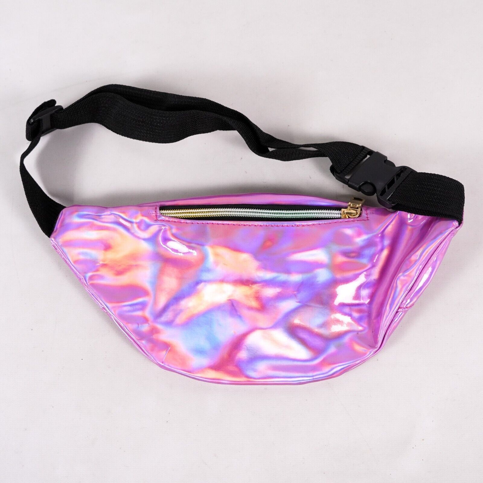 Other Pink Holographic Fanny Pack Iridescent Luminous Waist Bag Size ONE SIZE - 2 Thumbnail