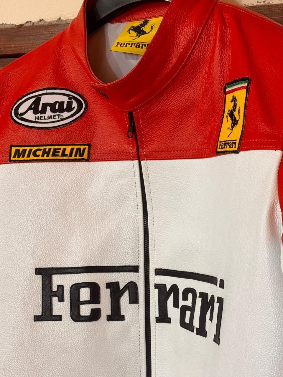 Ferrari × Vintage Vintage Ferrari Leather Jacket Size US L / EU 52-54 / 3 - 4 Thumbnail