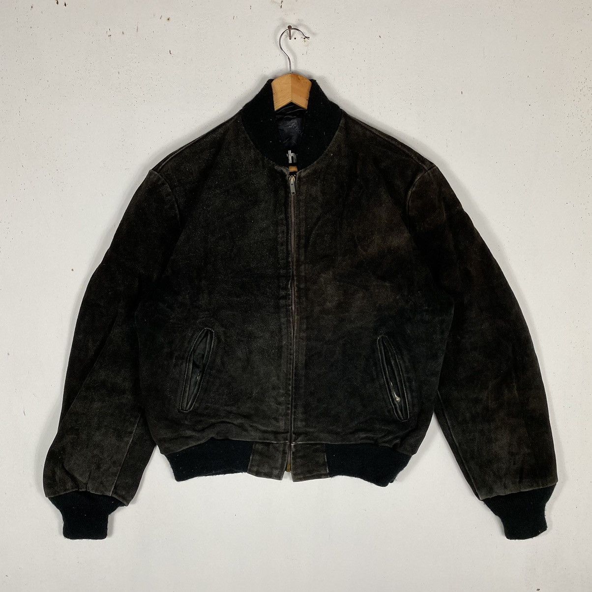 Schott VINTAGE SCHOTT NYC SUEDE GENUINE LEATHER JACKET Size US M / EU 48-50 / 2 - 2 Thumbnail