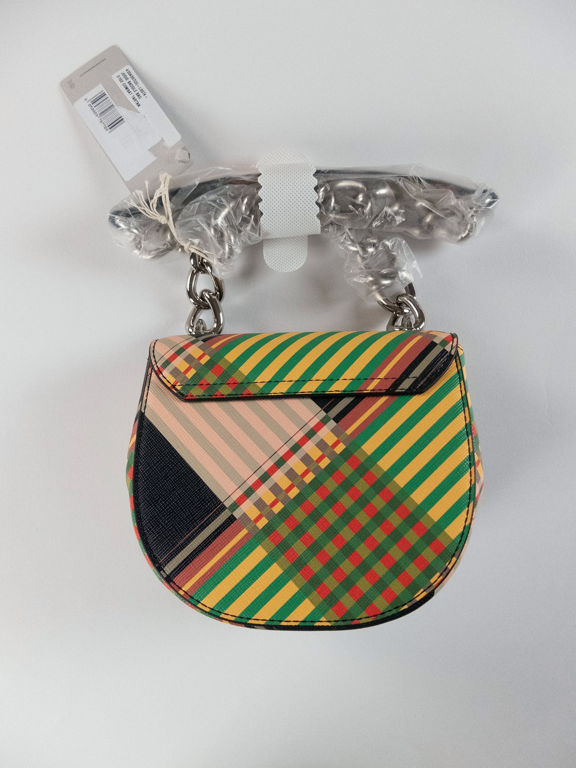 Vivienne Westwood VIVIENNE WESTWOOD Jodie tartan coated canvas saddle bag Size ONE SIZE - 10 Thumbnail