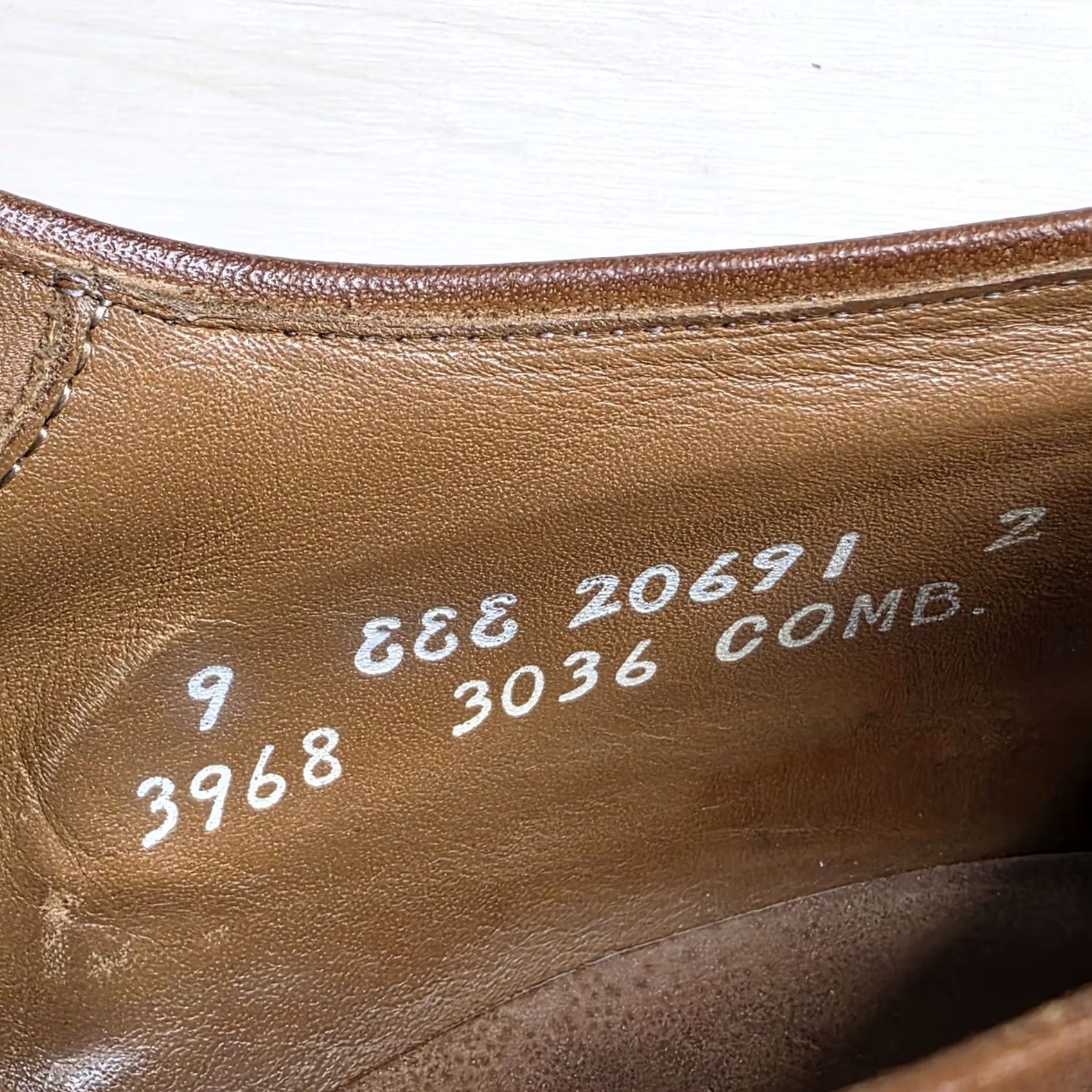 Allen Edmonds Allen Edmonds Ellsworth Oxford Cap Toe Brown Leather Men's Shoes Size 9 EEE Size ONE SIZE - 5 Thumbnail