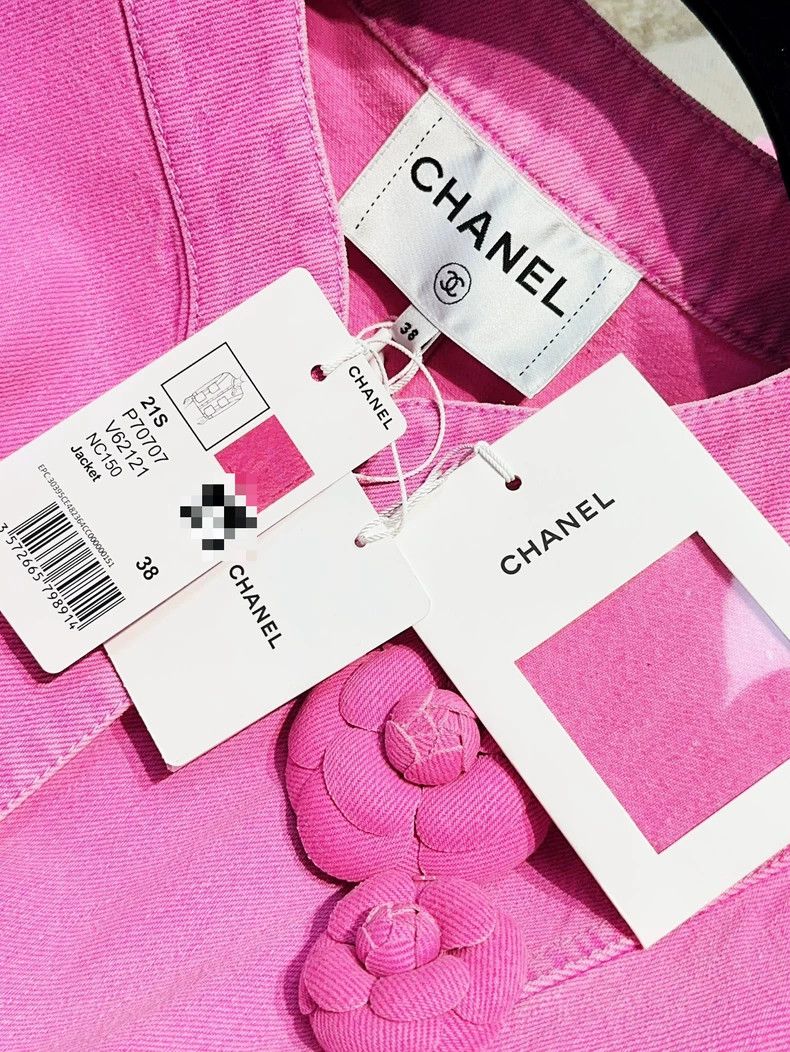 Chanel Chanel 21S spring and summer rose pink camellia four-pocke Size XS / US 0-2 / IT 36-38 - 4 Thumbnail