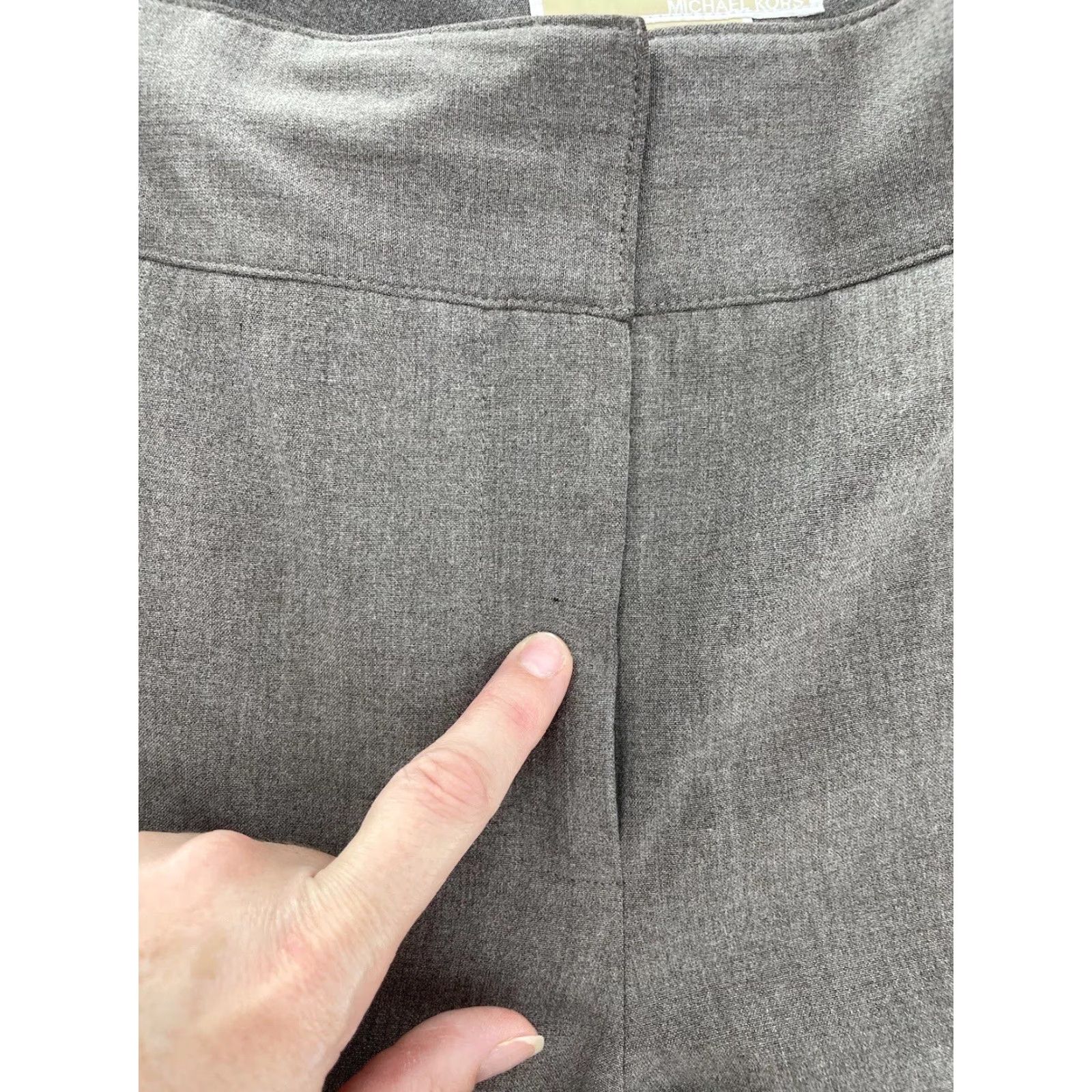 Michael Kors MICHAEL KORS Dress Pants Brown Wide-Leg Pockets 32 Inseam 12 Hemmed Womens Regular XS-XL? No, Size 12 Size 34" / US 12 / IT 48 - 4 Thumbnail