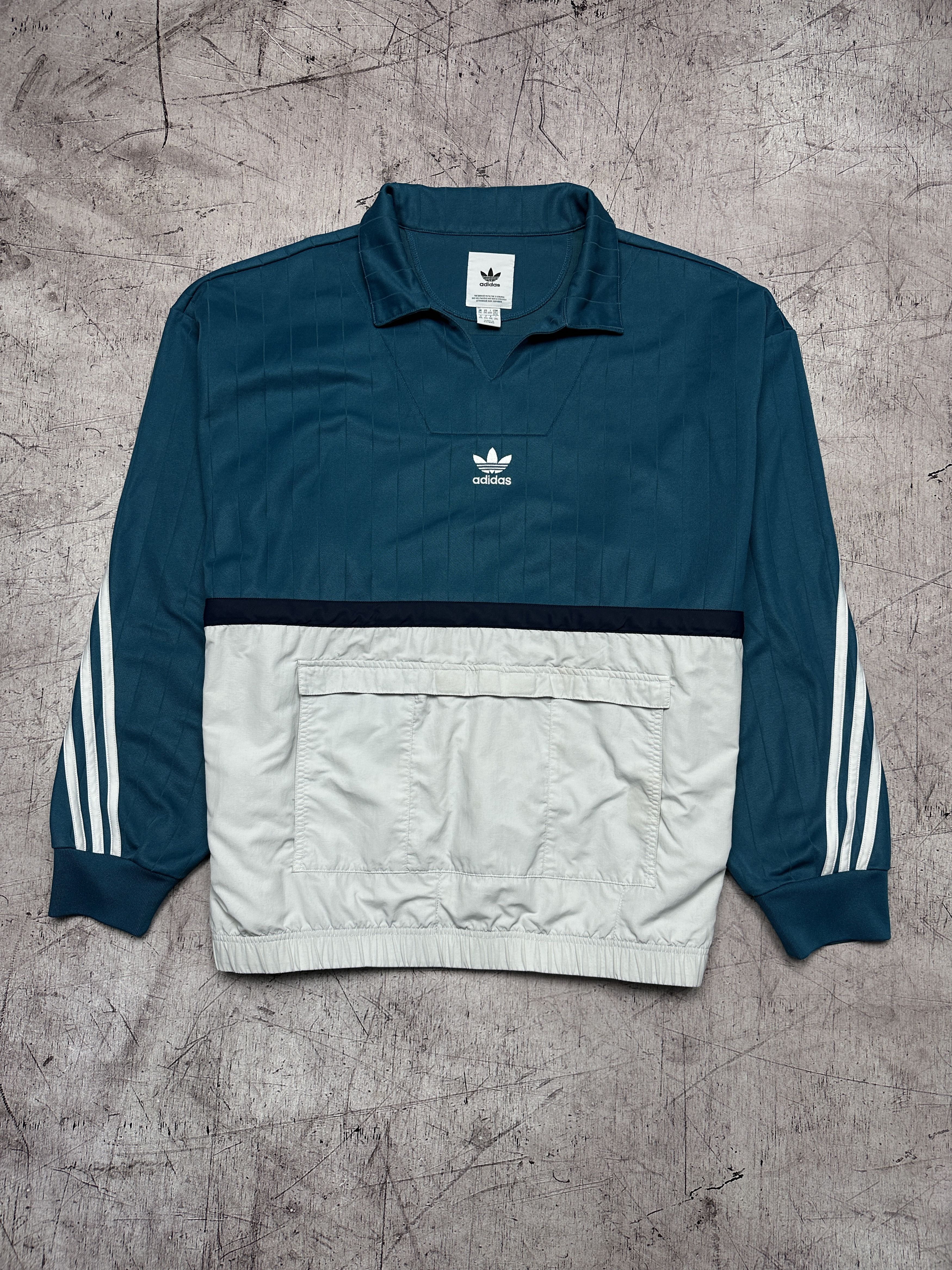 Adidas Adidas Mens Anorak Track Top Jacket Size US XXL / EU 58 / 5 - 1 Thumbnail