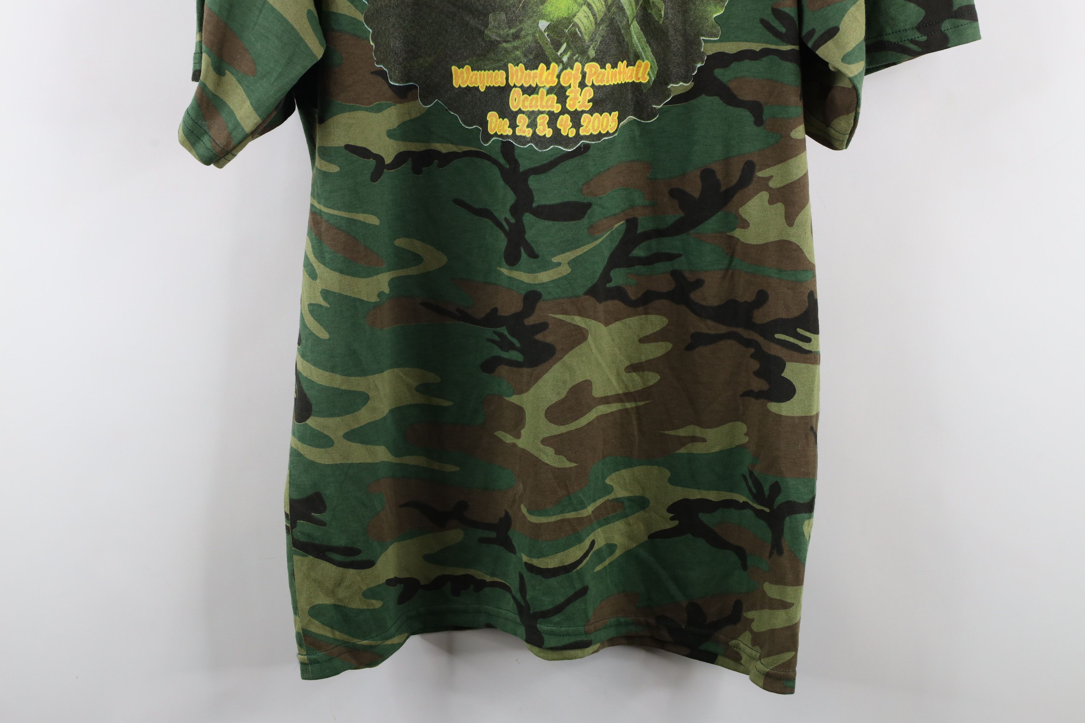 Vintage Vintage Y2K Streetwear Camouflage Paintball T-Shirt Size US L / EU 52-54 / 3 - 12 Thumbnail