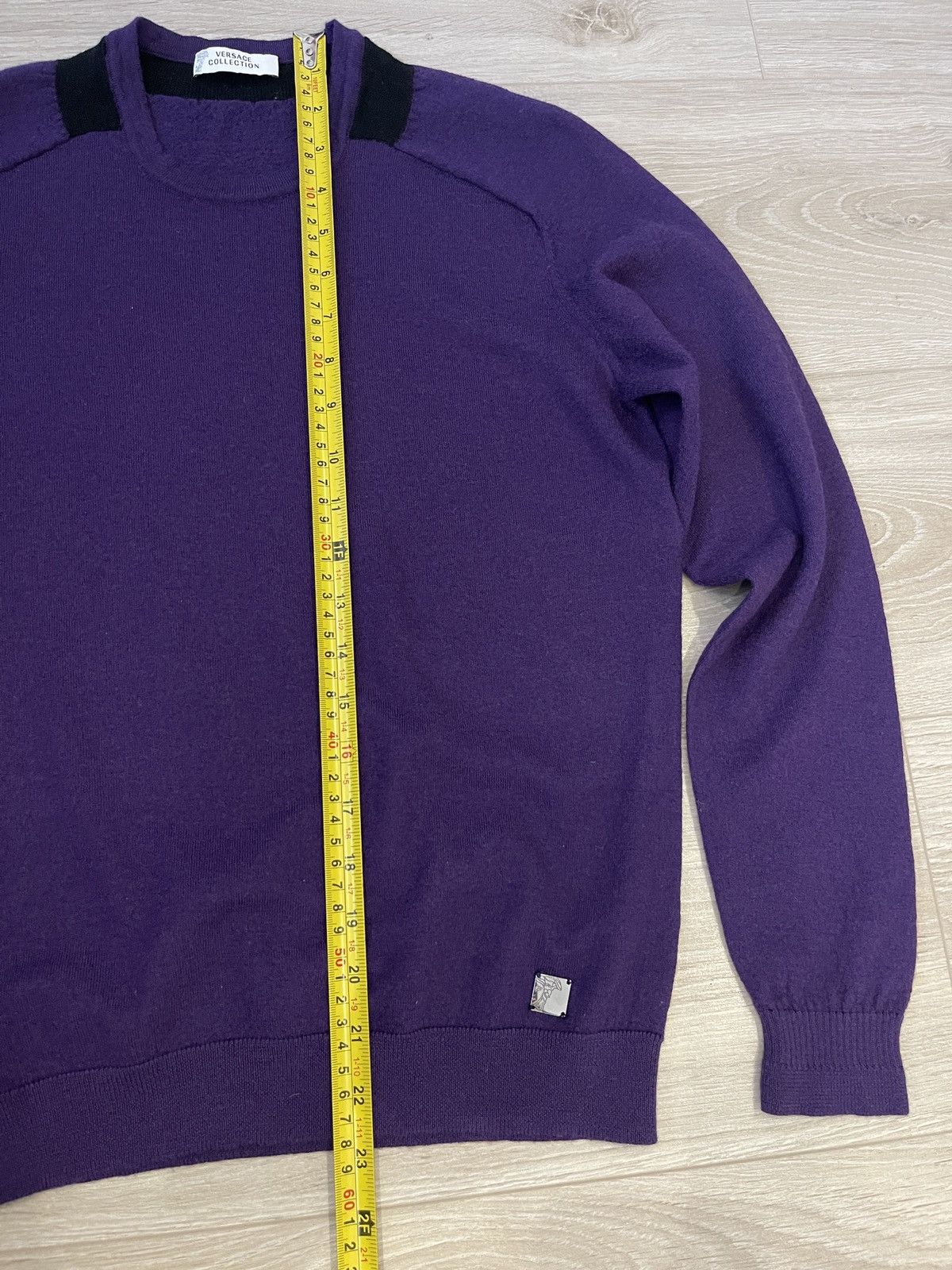 Versace Gianni Versace sweater woman purple knit wool rare Size M / US 6-8 / IT 42-44 - 14 Thumbnail