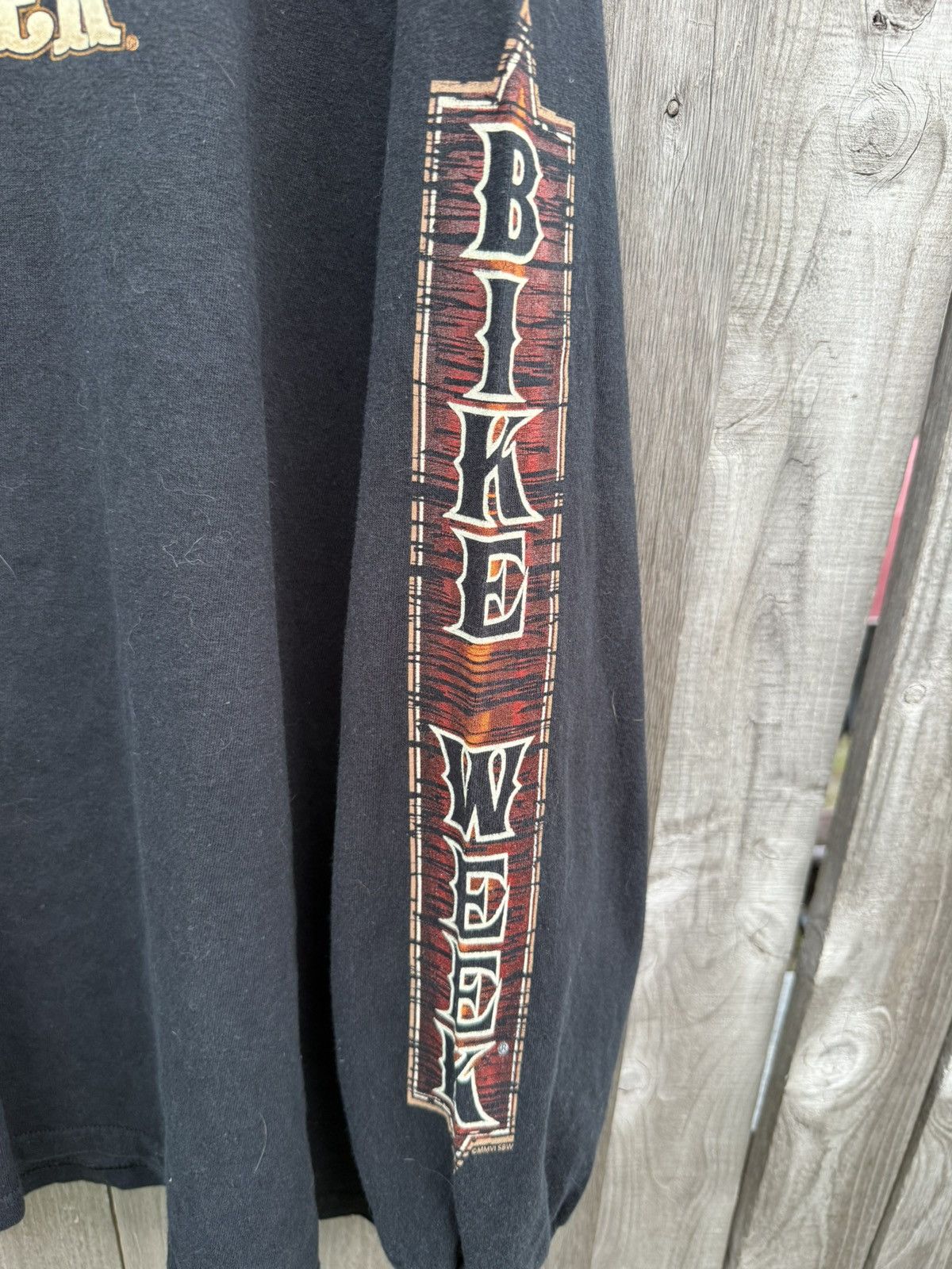 Harley Davidson × Vintage Vintage Y2K Sturgis Motorcycle Longsleeve Tshirt Size US XXL / EU 58 / 5 - 3 Thumbnail