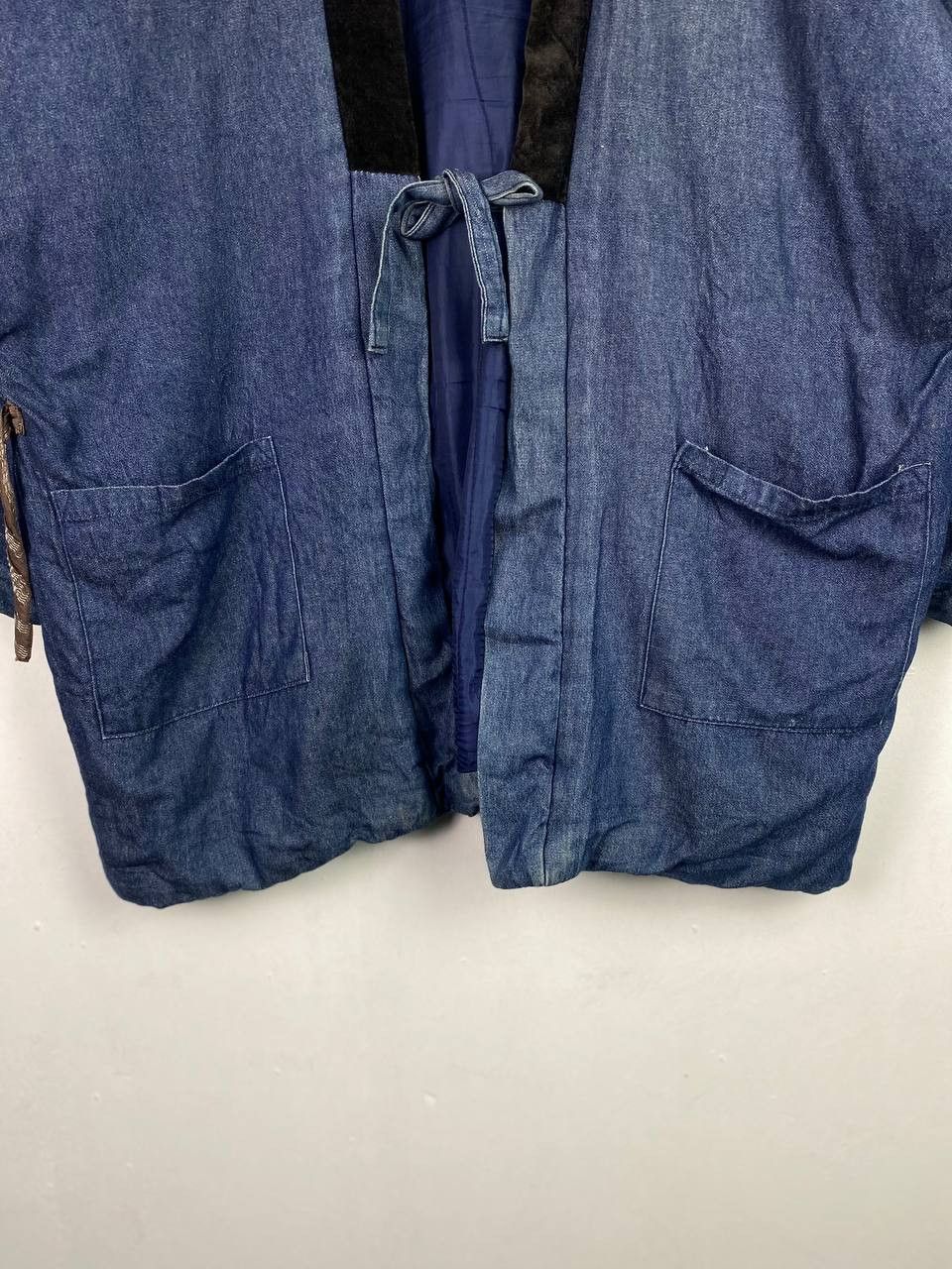 Japanese Brand vintage japanese denim kimono nice design Size US XXL / EU 58 / 5 - 3 Thumbnail