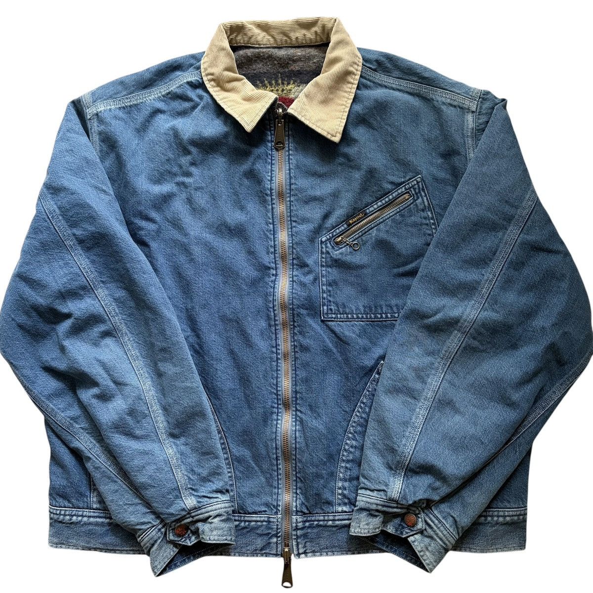 Kapital KAPITAL Denim Reversible Work Jacket (Virgin Mary) Size US L / EU 52-54 / 3 - 2 Thumbnail