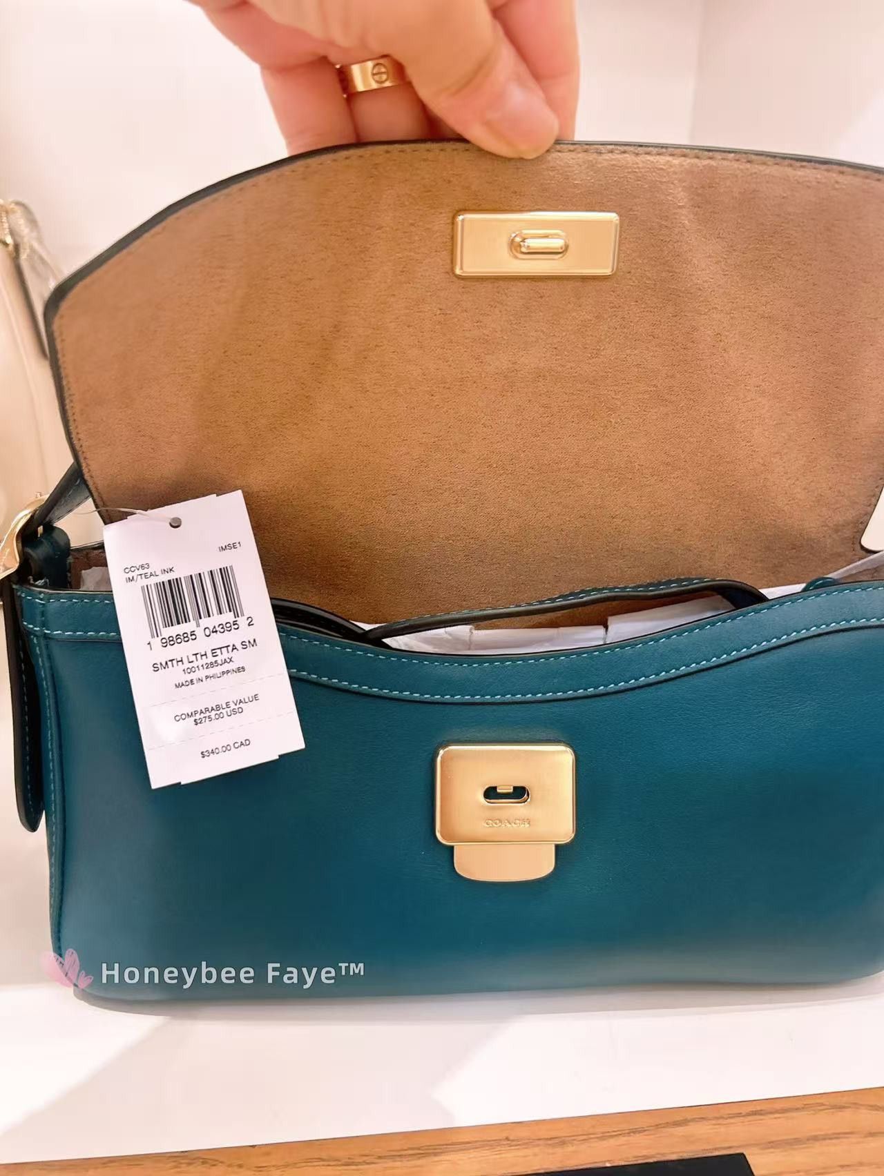 Coach Etta Small Flap Shoulder Bag CCV63 Size ONE SIZE - 4 Thumbnail