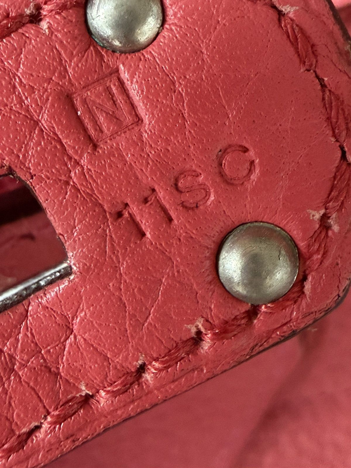 Hermes Hermes Bougainvillea Red Taurillon Clemence Hac 40 Handbag Size ONE SIZE - 8 Thumbnail