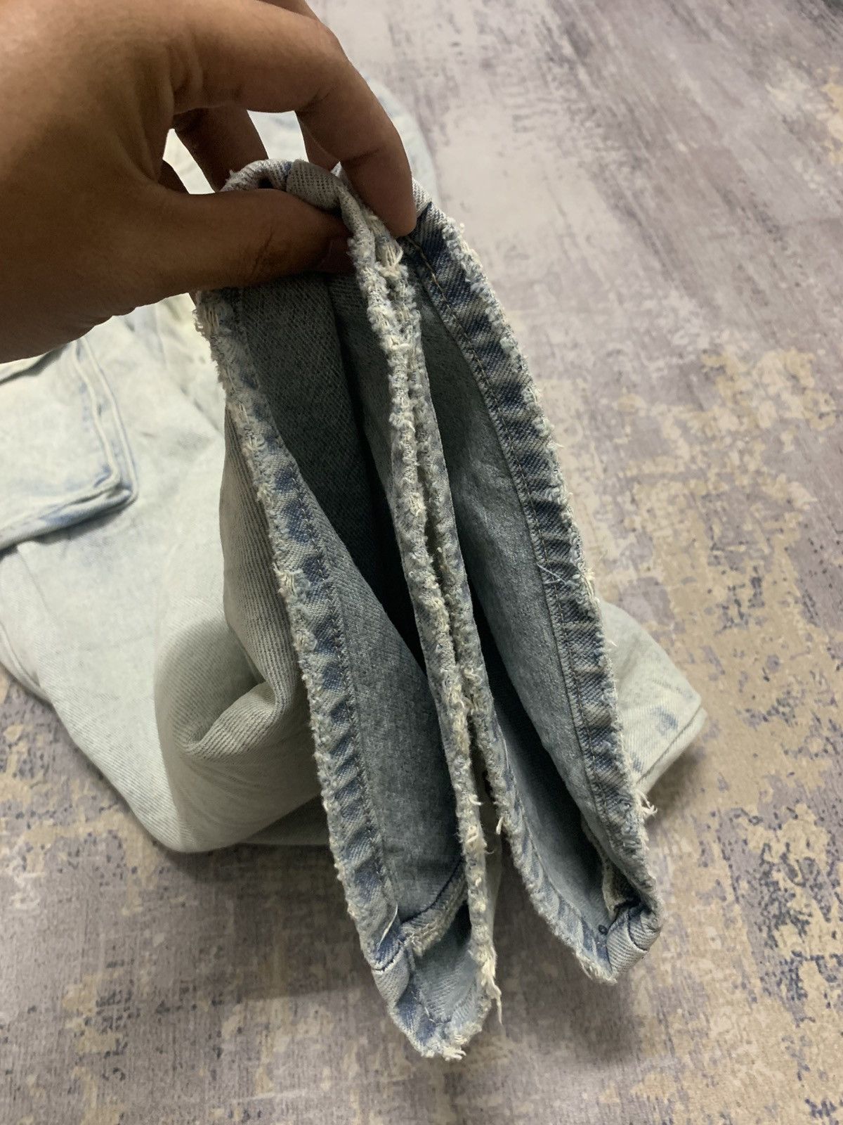 Jean Vintage Cargo Baggy Jeans Wide Leg Fit Utility Streetwear Size US 28 / EU 44 - 5 Thumbnail