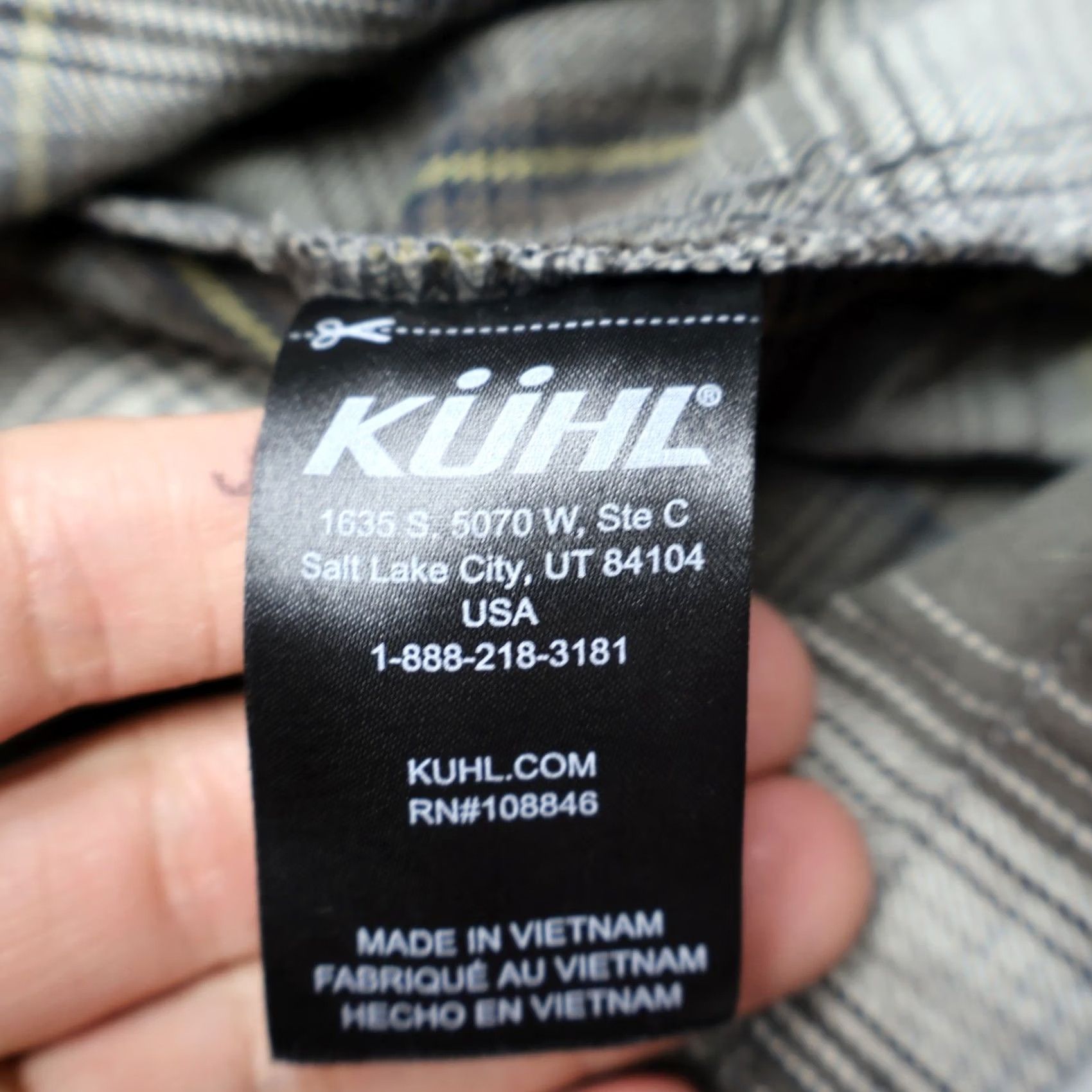 Vintage Kuhl Flannel Shirt Mens Large Brown Plaid Lowdown Western Pearl Snap Long Sleeve Size US L / EU 52-54 / 3 - 5 Thumbnail