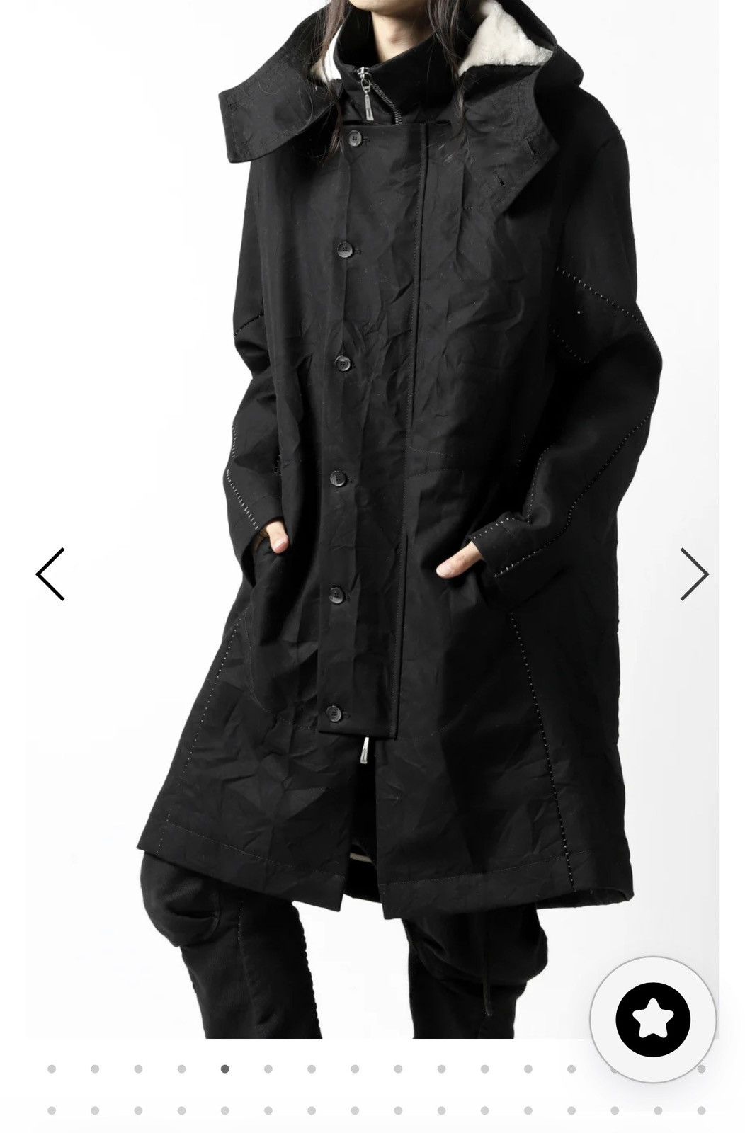 Masnada masnada MILITARY HOODIE LONG PARKA COAT with BOA LINNER Size US M / EU 48-50 / 2 - 2 Thumbnail