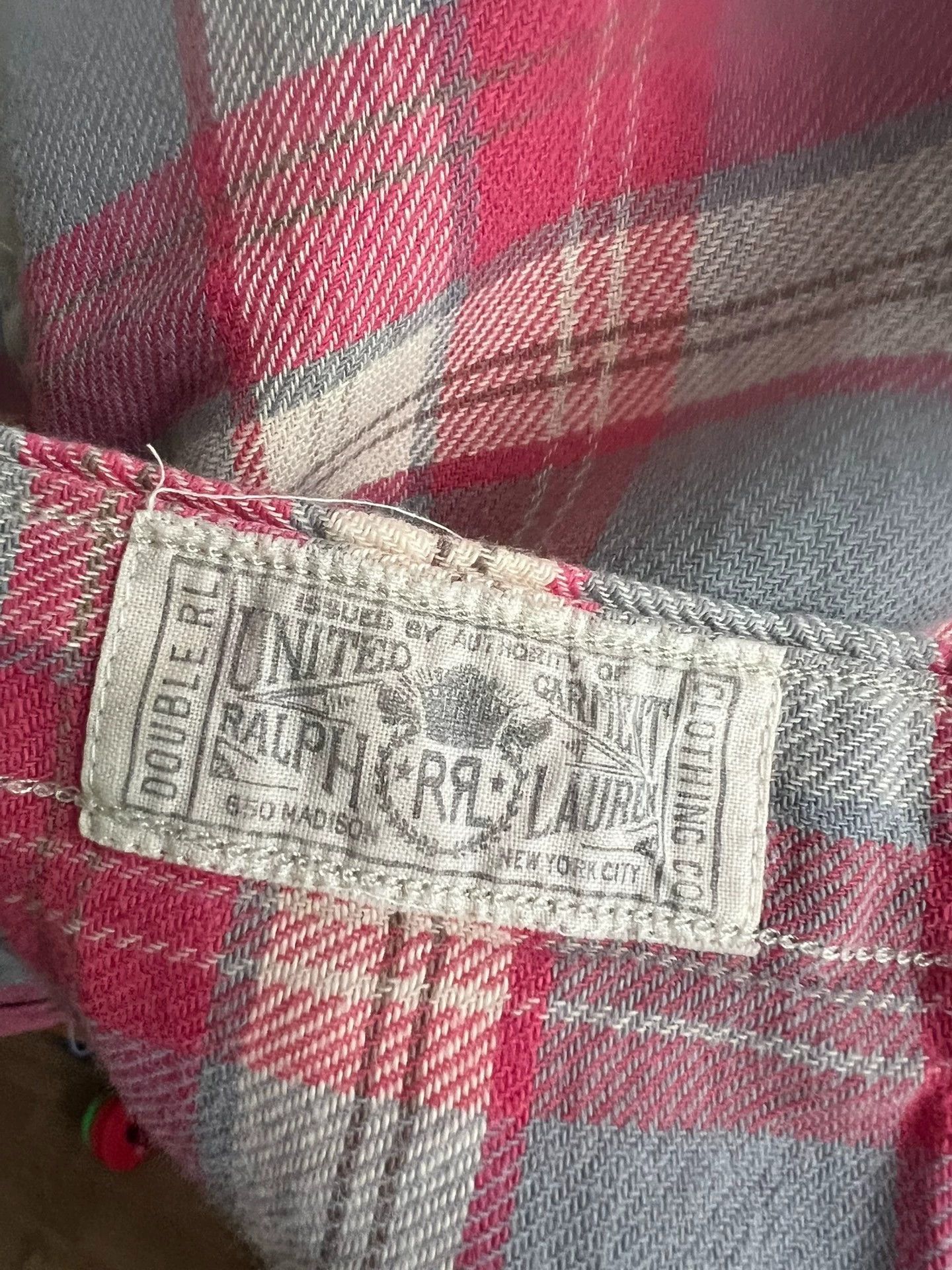 RRL Ralph Lauren RRL Double RL Classic Gingham Shirt Thick India S Size US S / EU 44-46 / 1 - 5 Thumbnail