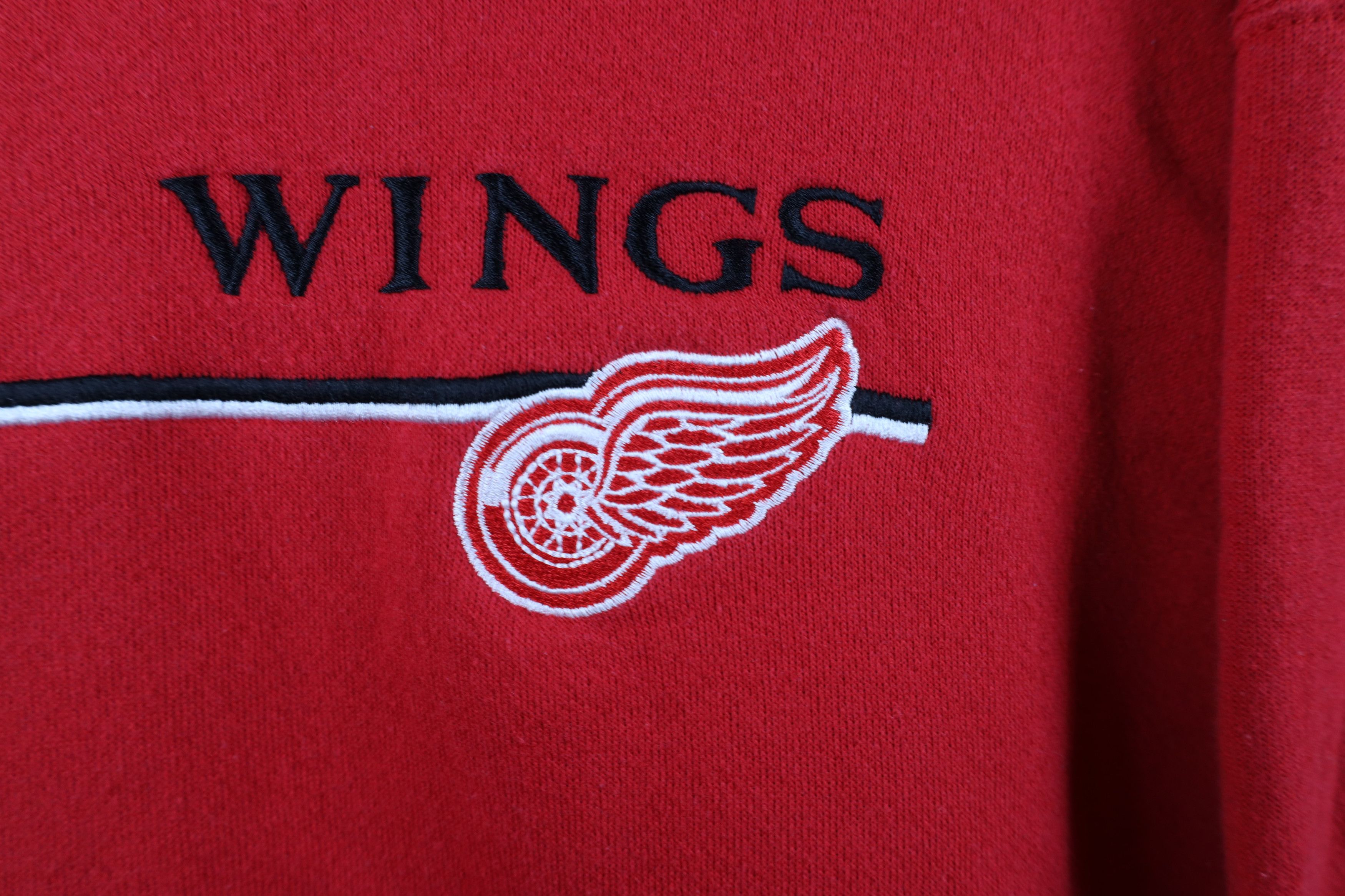 Puma Vintage 90s Puma Red Wings Hockey Crewneck Sweatshirt Size US XL / EU 56 / 4 - 6 Thumbnail