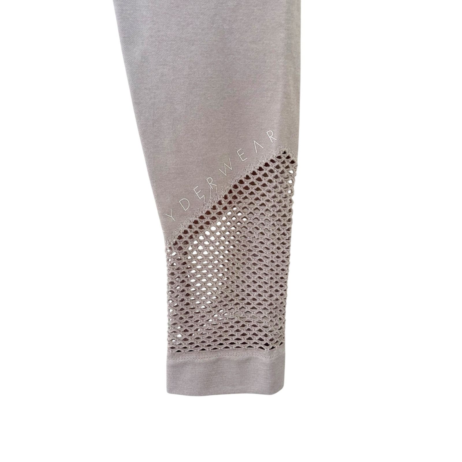 Other Ryderwear Tan Leggings Perforated Bottom Sz S Size 27" / US 4 / IT 40 - 5 Thumbnail