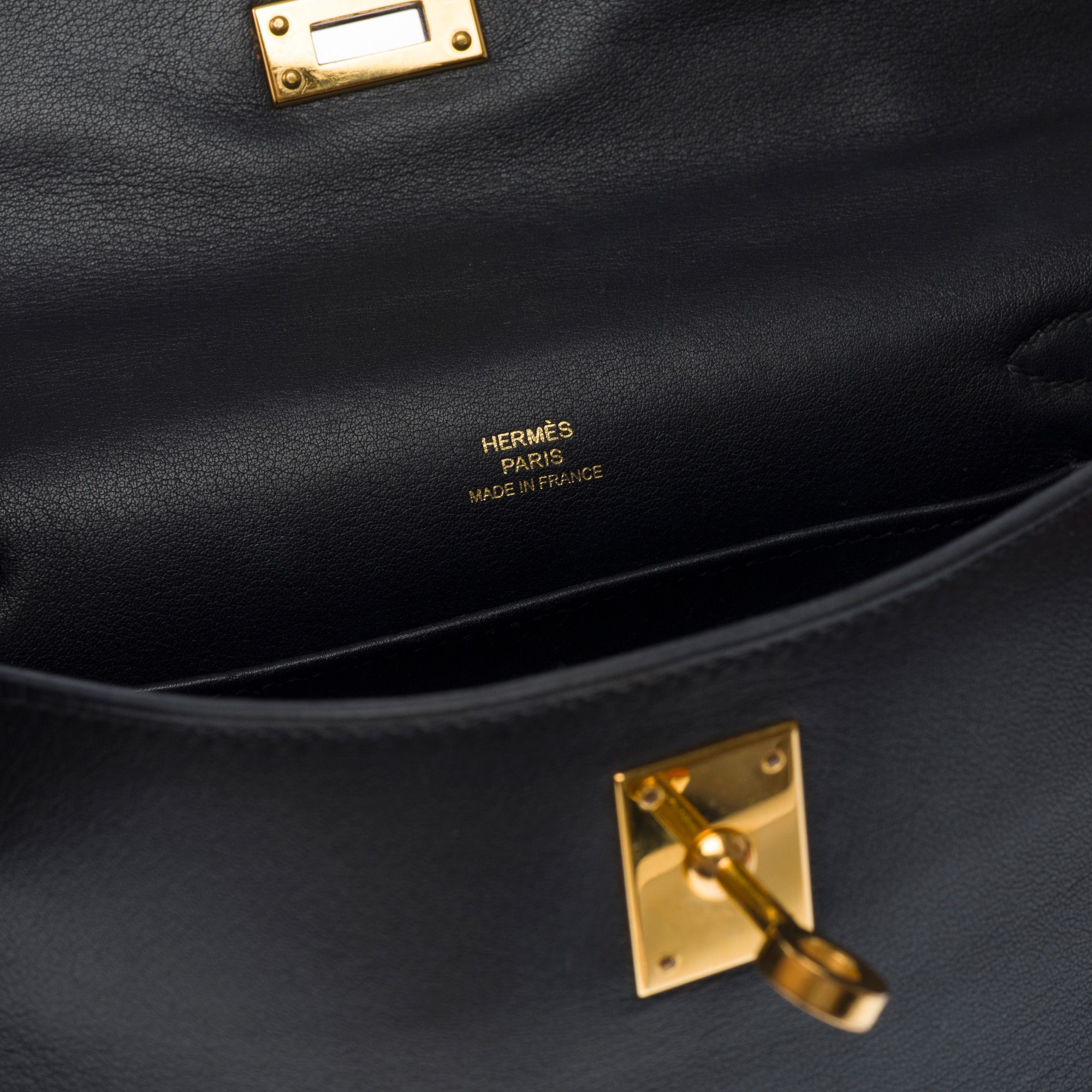 Hermes Hermès​​​ ​​​Kelly​​​ ​​​​Clutch​​​ in Blue Leather Size ONE SIZE - 8 Thumbnail