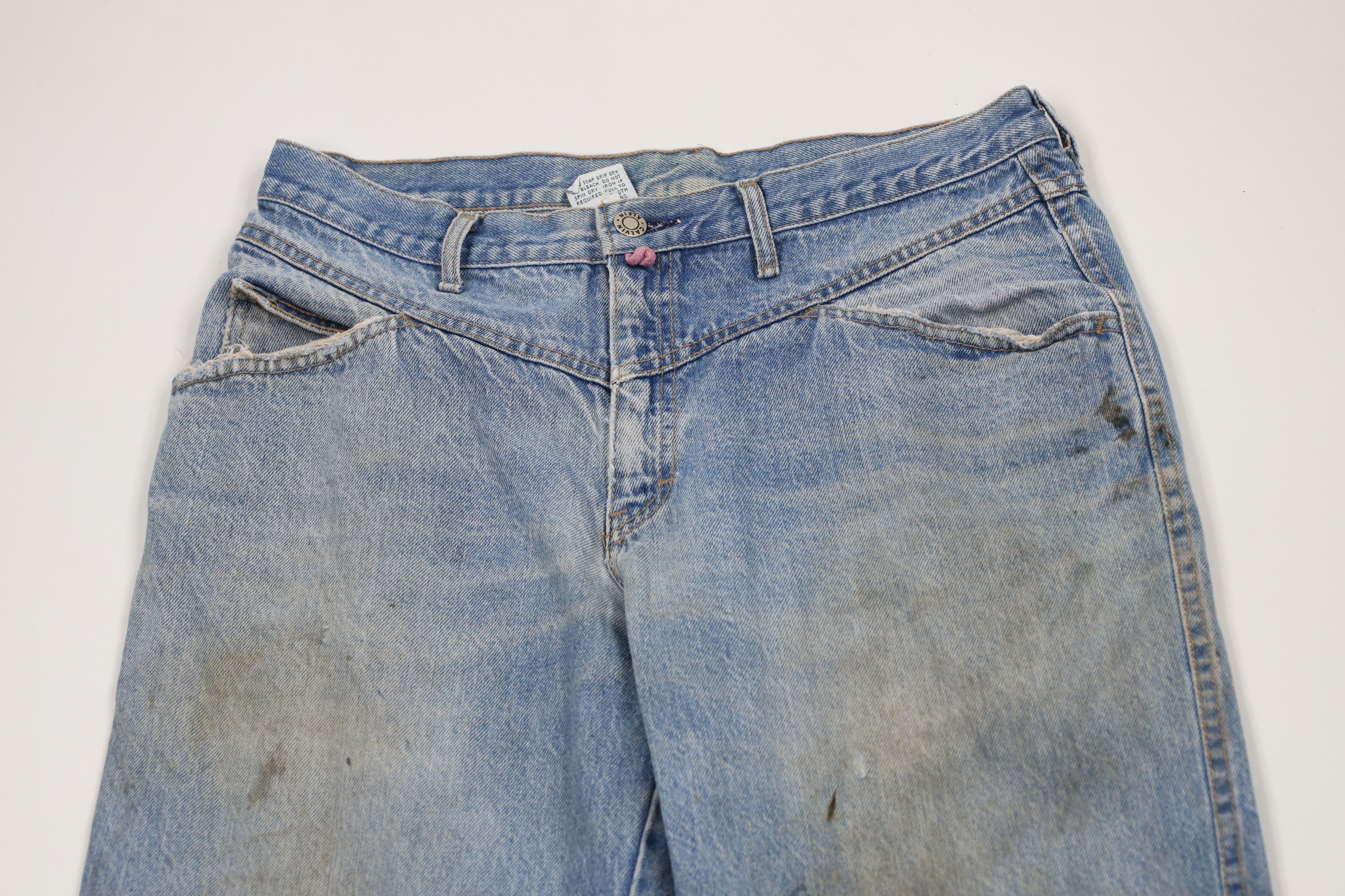 Calvin Klein × Vintage Vintage 90s Calvin Klein Tapered Leg Denim Jeans Blue USA Size US 32 / EU 48 - 2 Thumbnail
