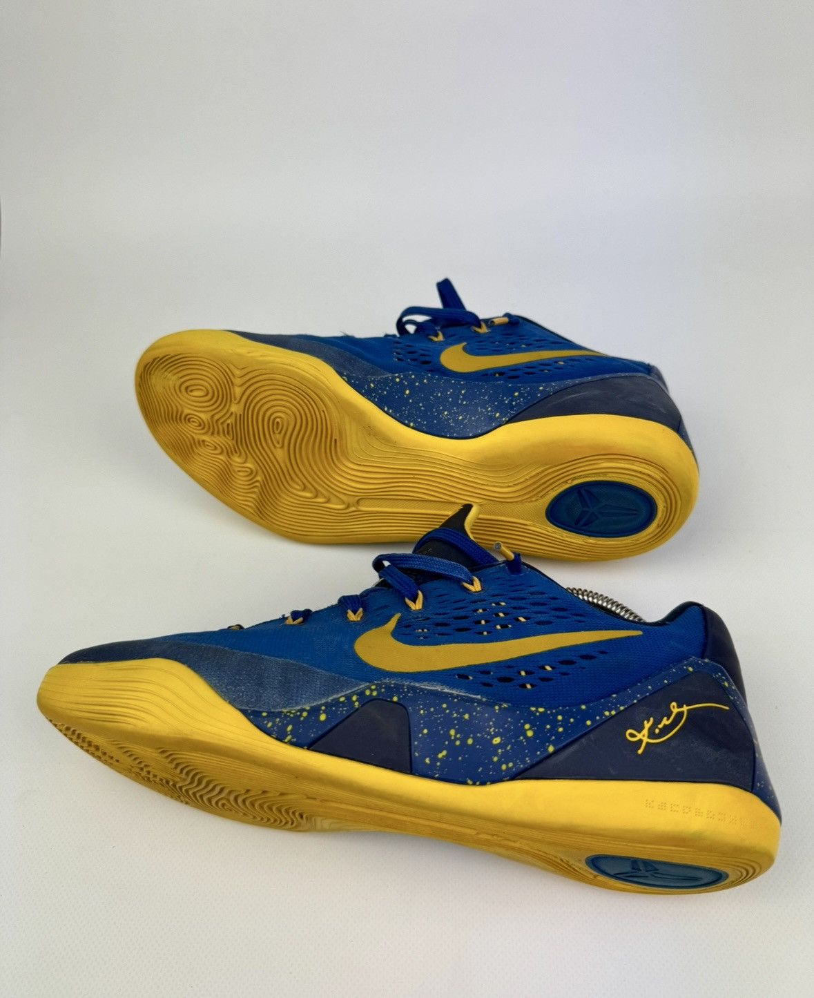 Nike Nike Kobe 9 EM Gym Blue University Gold Men's #646701-474 Size US 10 / EU 43 - 1 Thumbnail