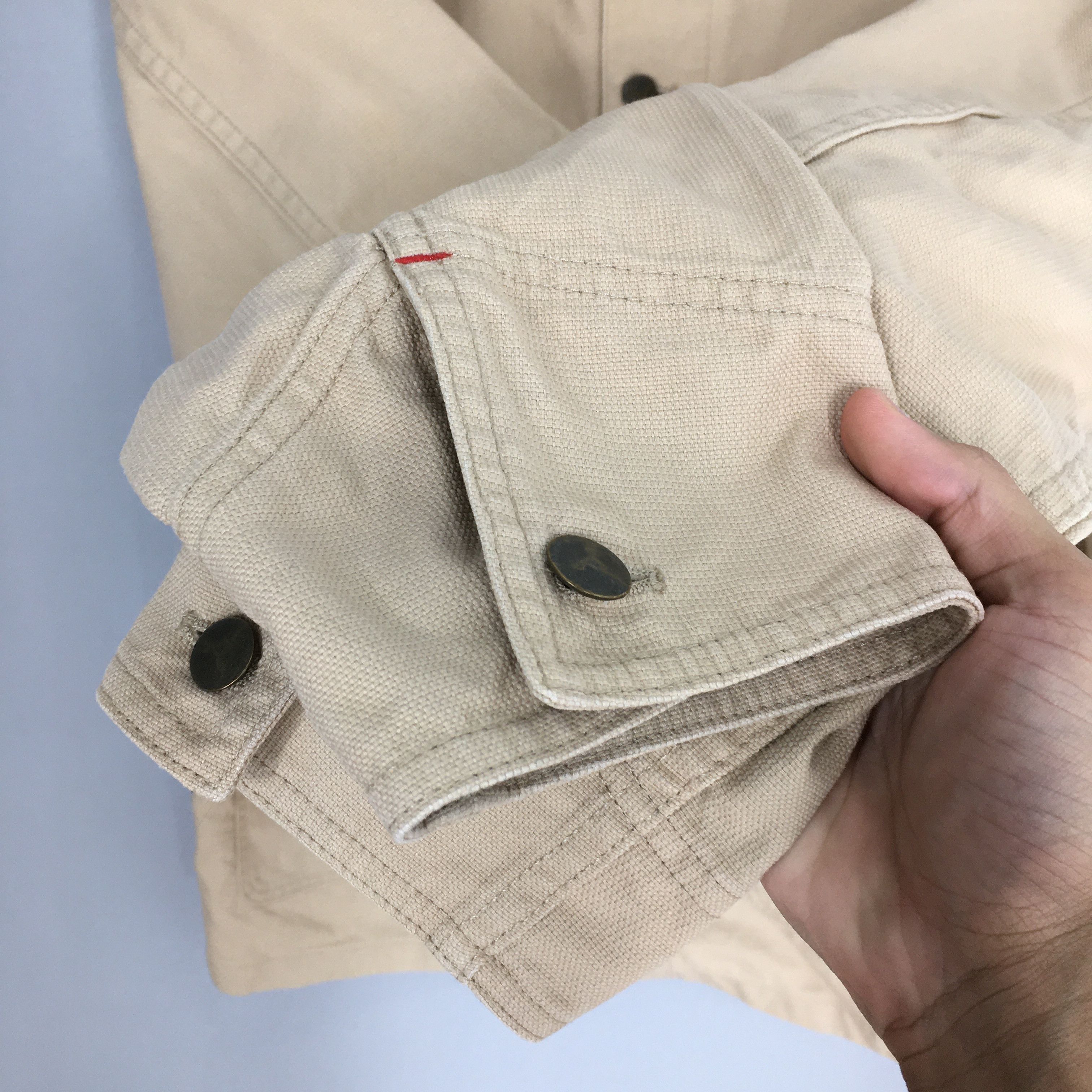 Global Work Vintage 80s Workers Jeans Casual Jacket Large Size US L / EU 52-54 / 3 - 5 Thumbnail