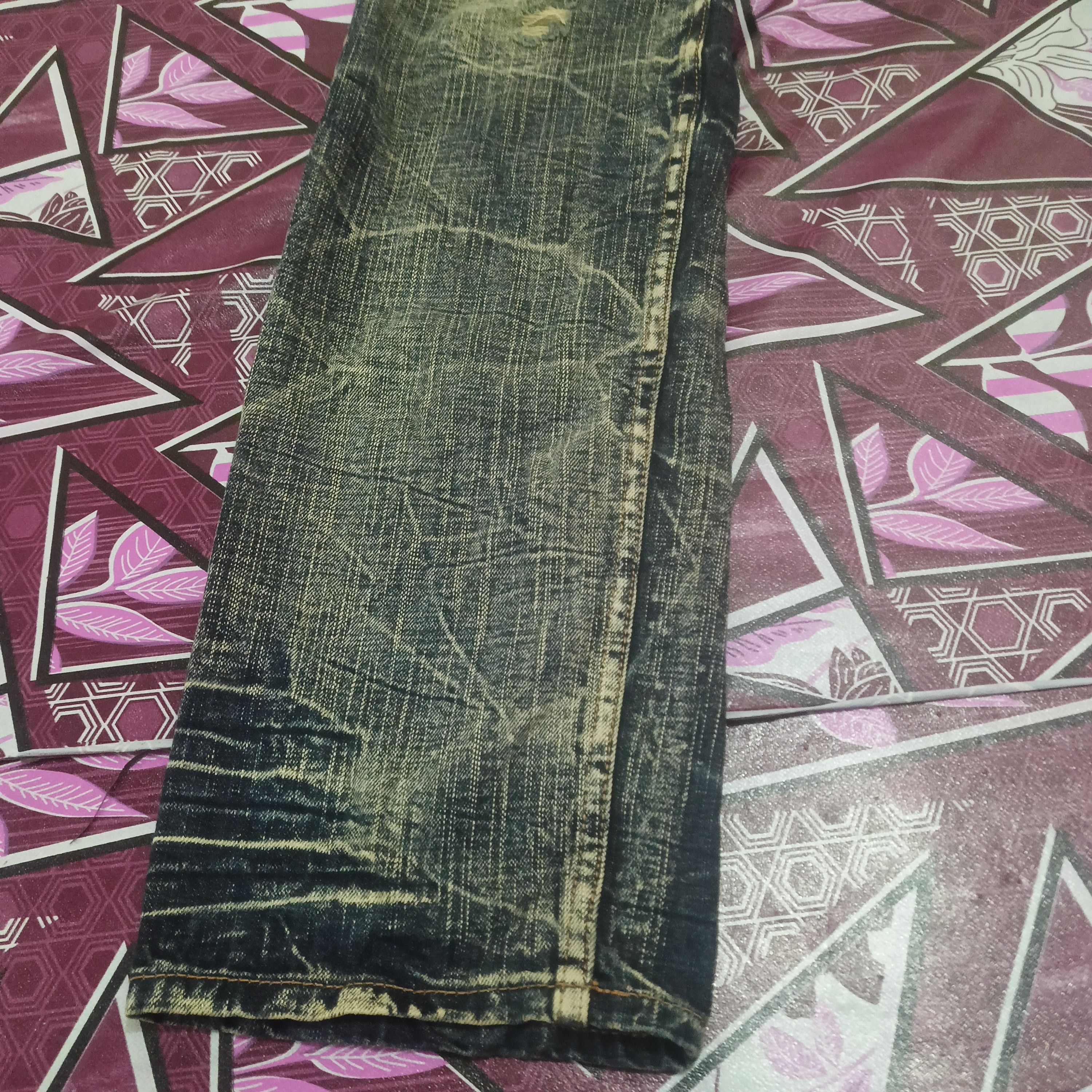 If Six Was Nine 💥Insane💥 Sick Sorridere Japan Flared Distressed Jeans Size US 30 / EU 46 - 8 Thumbnail