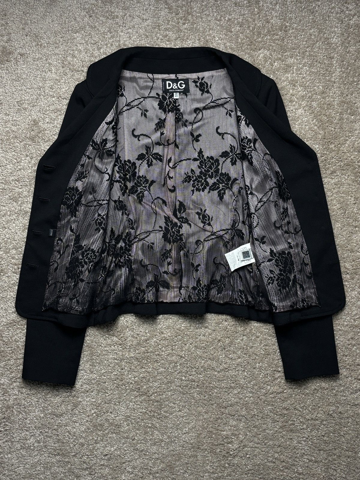 Dolce & Gabbana Dolce & Gabbana vintage blazer & skirt set Size M / US 6-8 / IT 42-44 - 4 Thumbnail