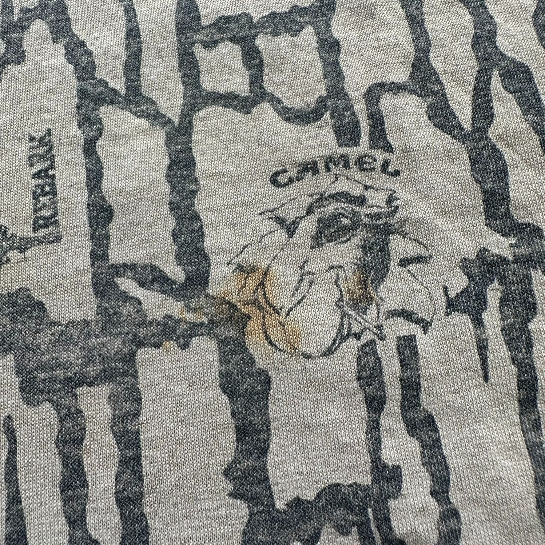 Vintage Vintage 80s Camel TreBark Camo T-Shirt Single Stitch Grunge Size US XL / EU 56 / 4 - 8 Thumbnail